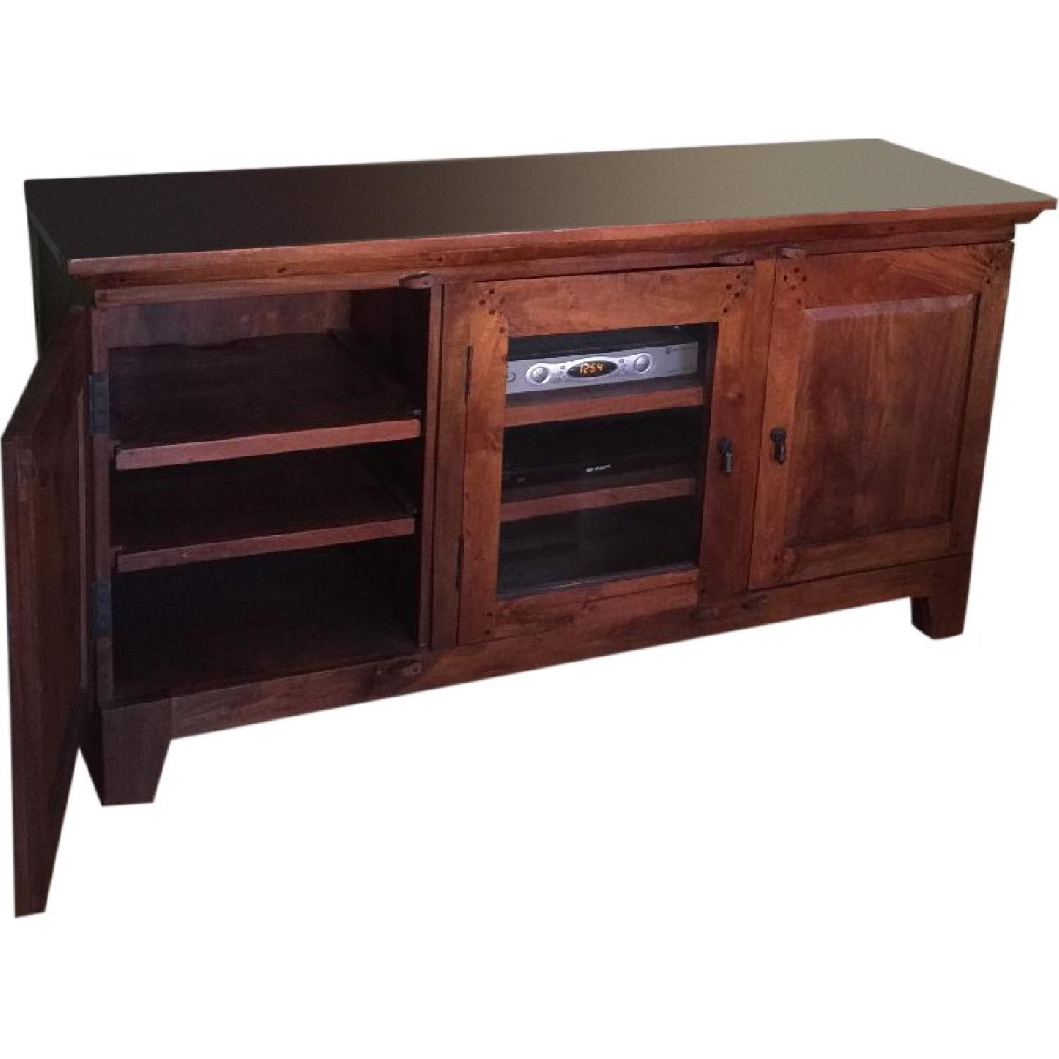 Crate & Barrel Basque Large Media Console - image-0