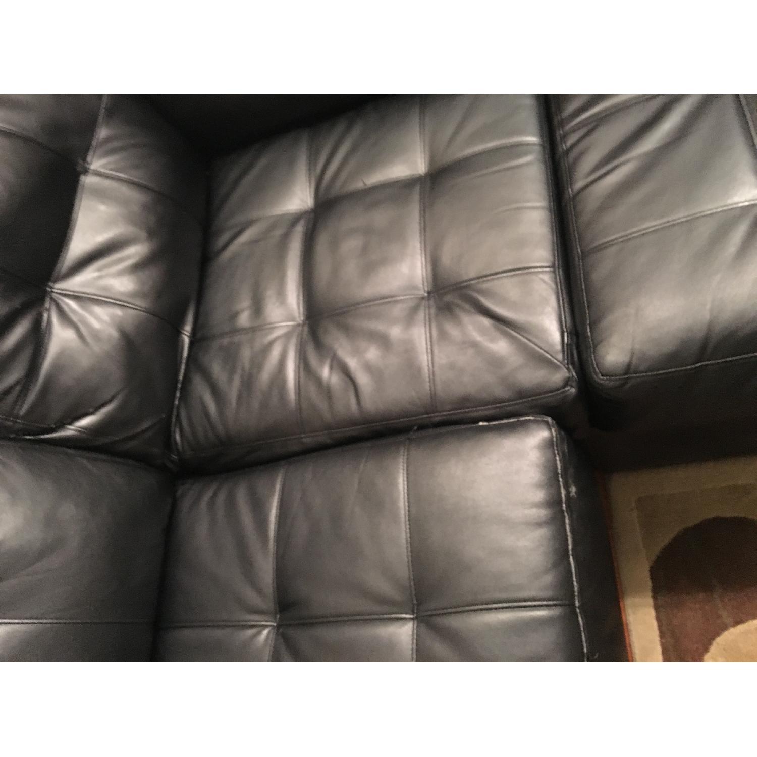 Bob's Mercury Black Left Arm Facing Sectional - image-2