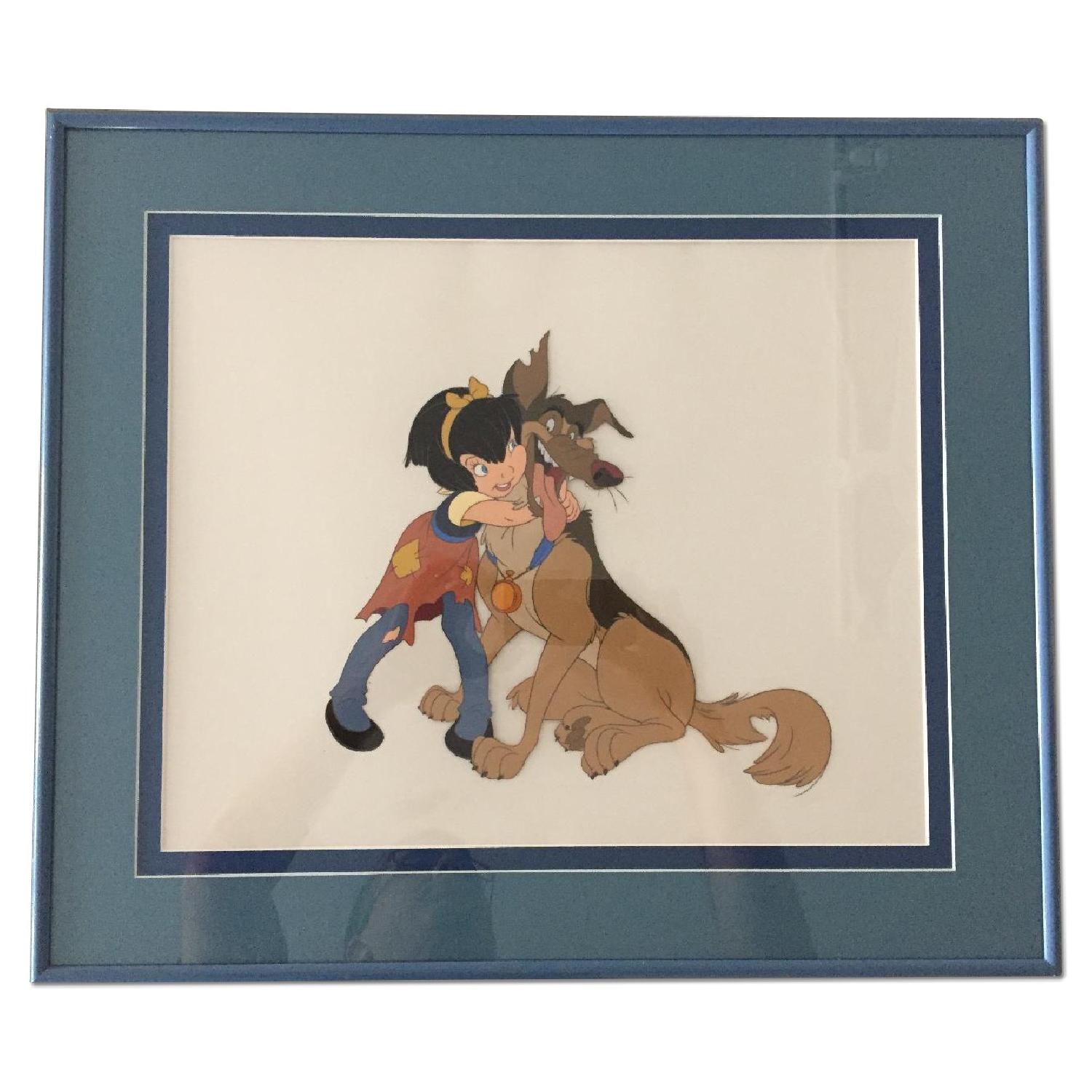 Original Hand Painted Animated Cel - All Dogs Go To Heaven - image-0