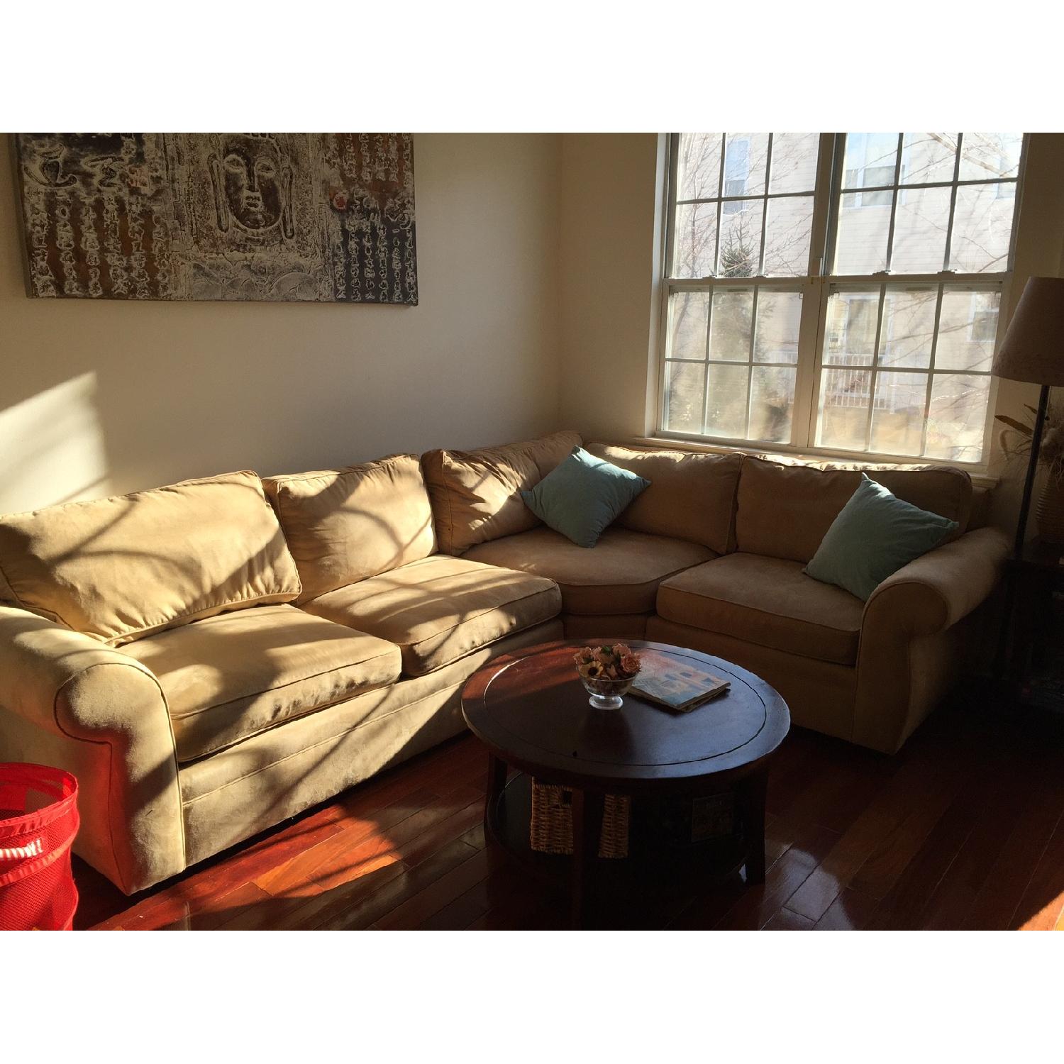 Pottery Barn Round Coffee Table - image-7