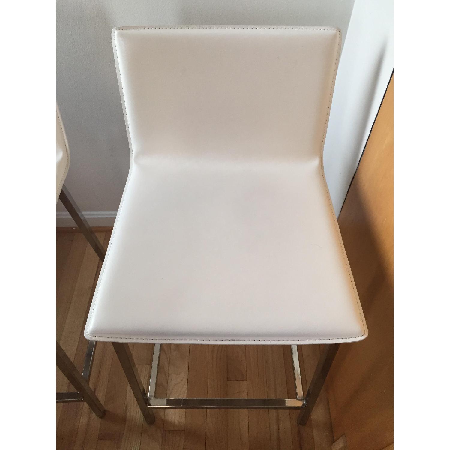 CB2 Phoenix Ivory Bar Stools - Set of 4 - image-4