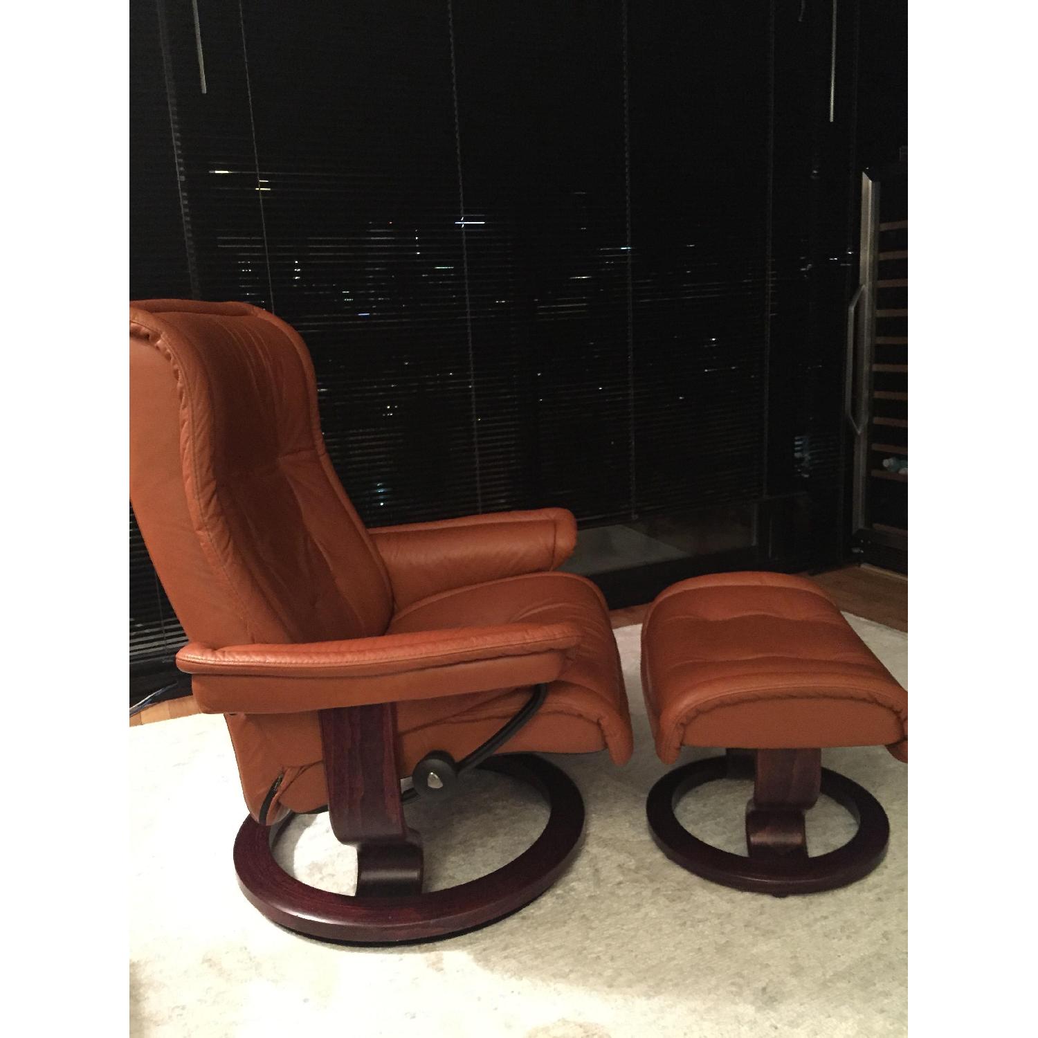 Ekornes Stressless Royal Large Recliner and Ottoman - image-1