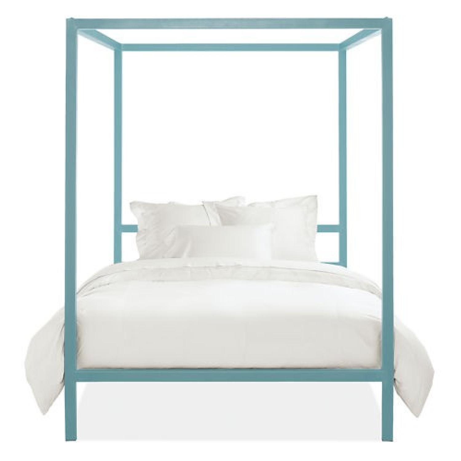 Room & Board King Size Canopy Architecture Bed - image-3