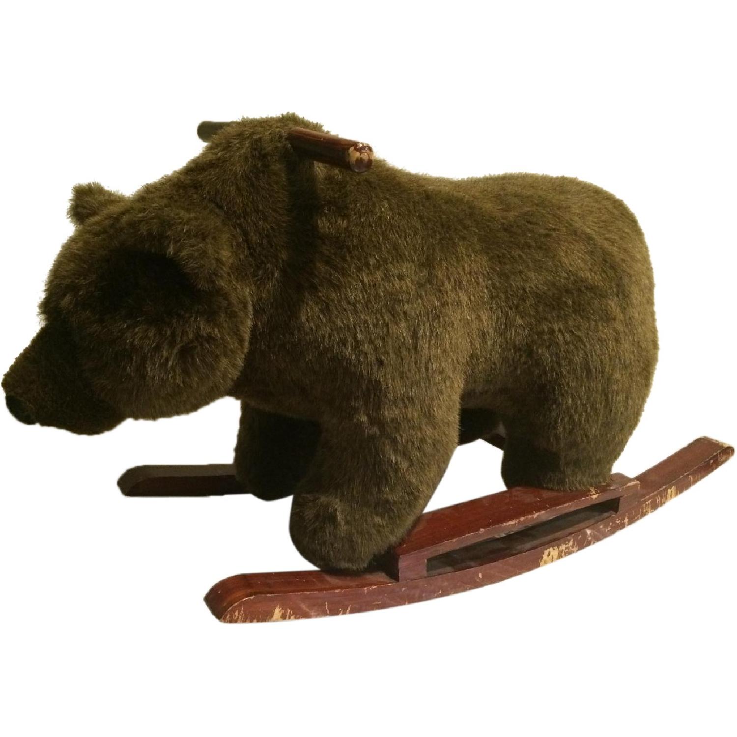 Fao Schawrz Rocking Bear - image-0