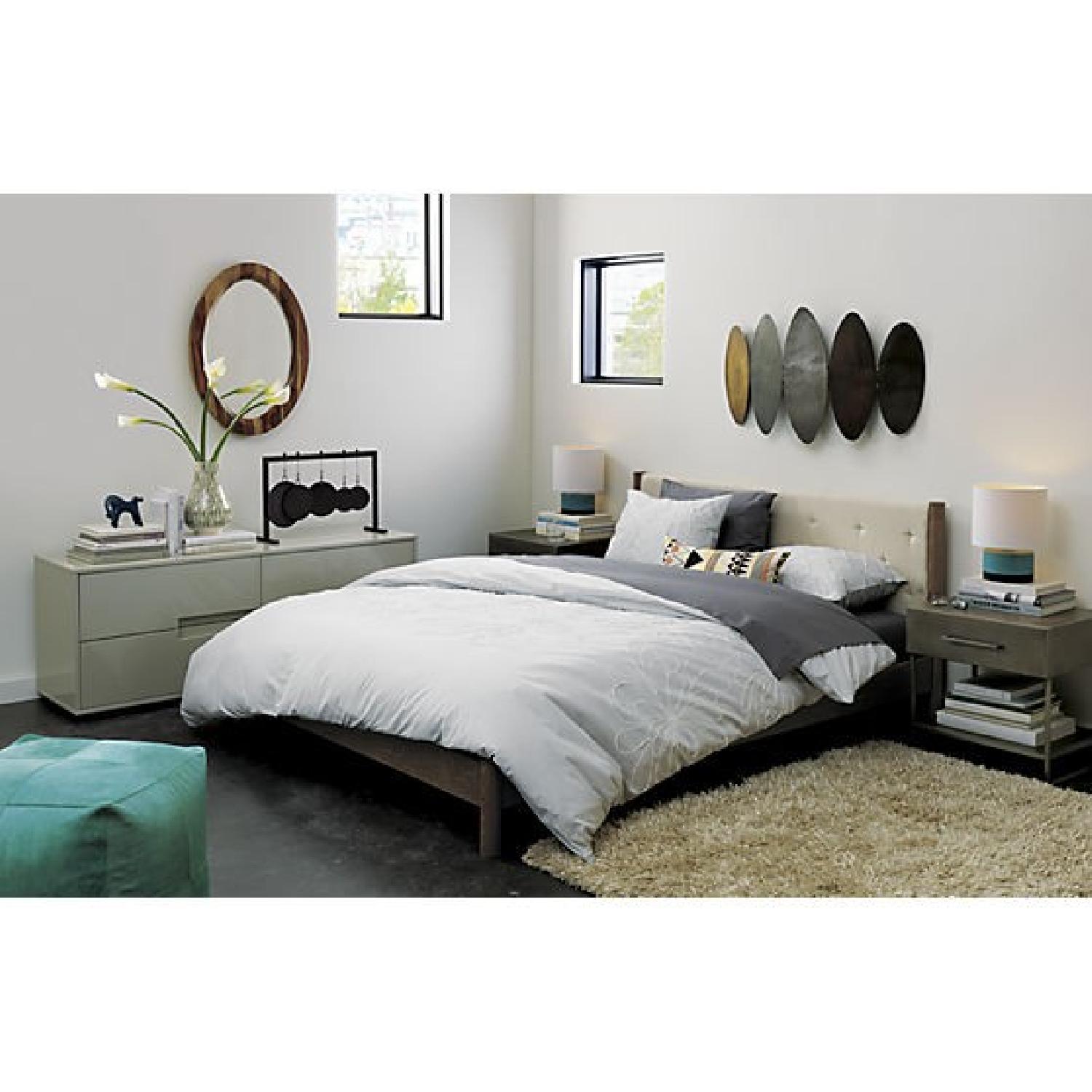 CB2 Proof Metal Nightstands Pair AptDeco