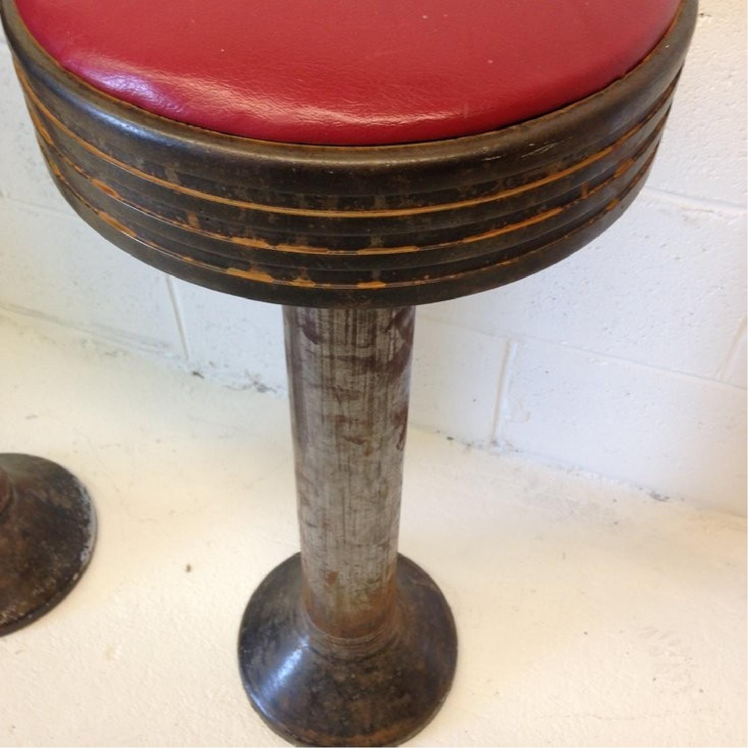 Vintage Swivel Bar Stools - 6 Available - image-4