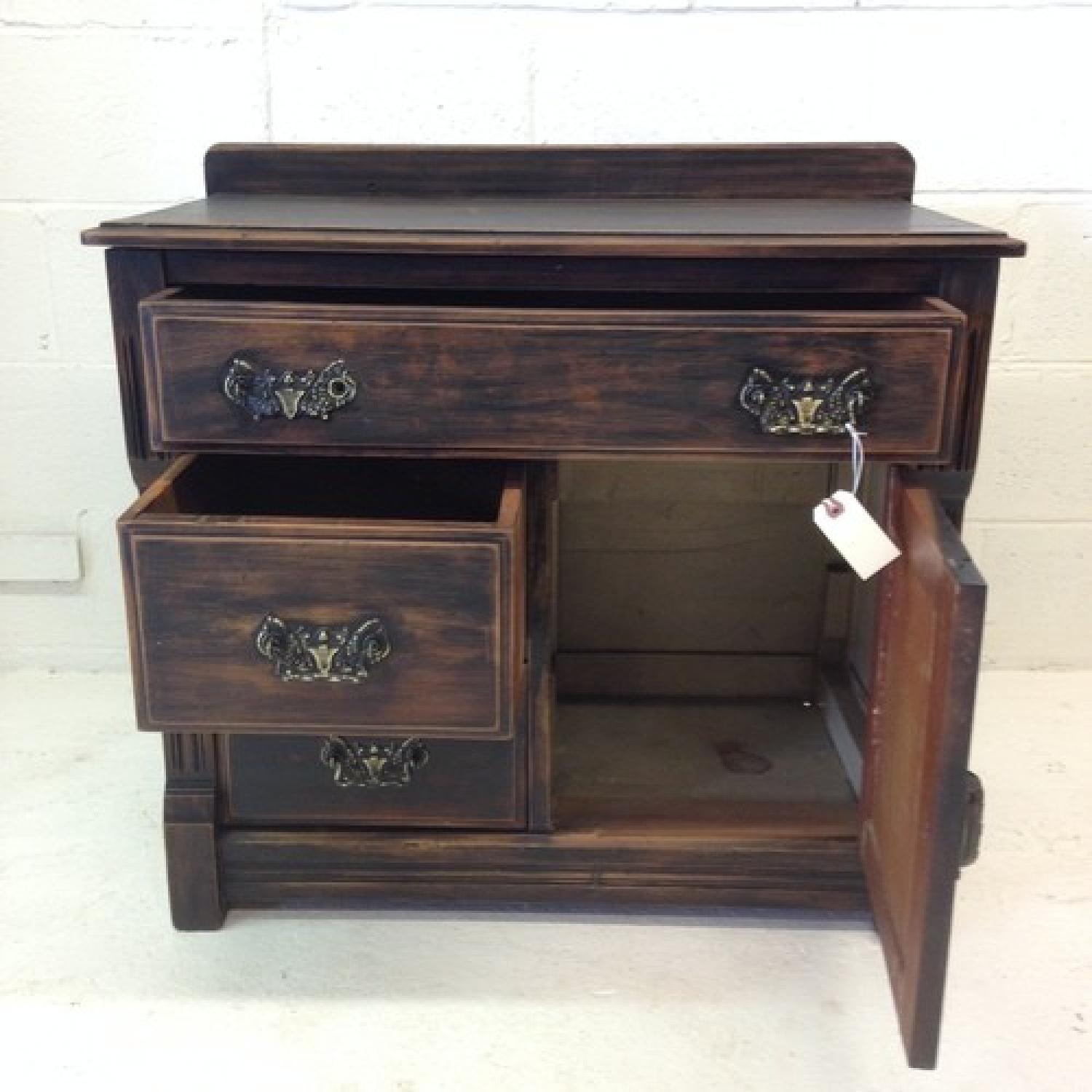 Antique Mahogany Vanity - image-1