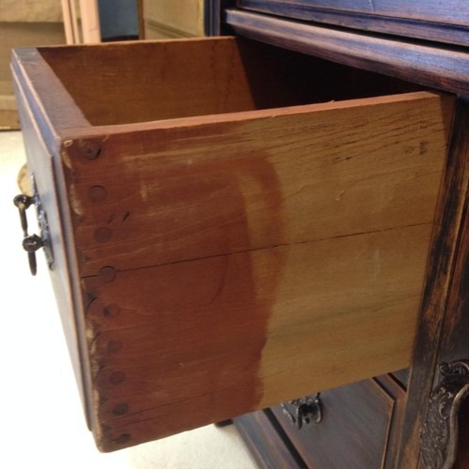 Antique Mahogany Vanity - image-3