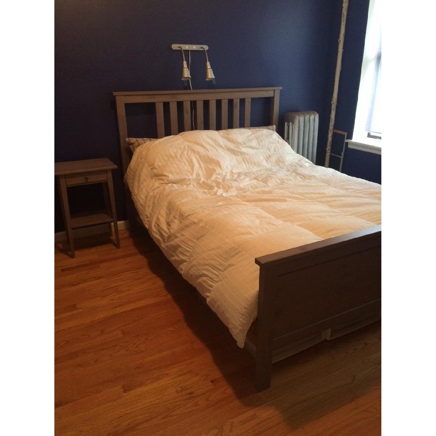 Ikea Hemnes Queen Bed Frame w/ Headboard - image-1