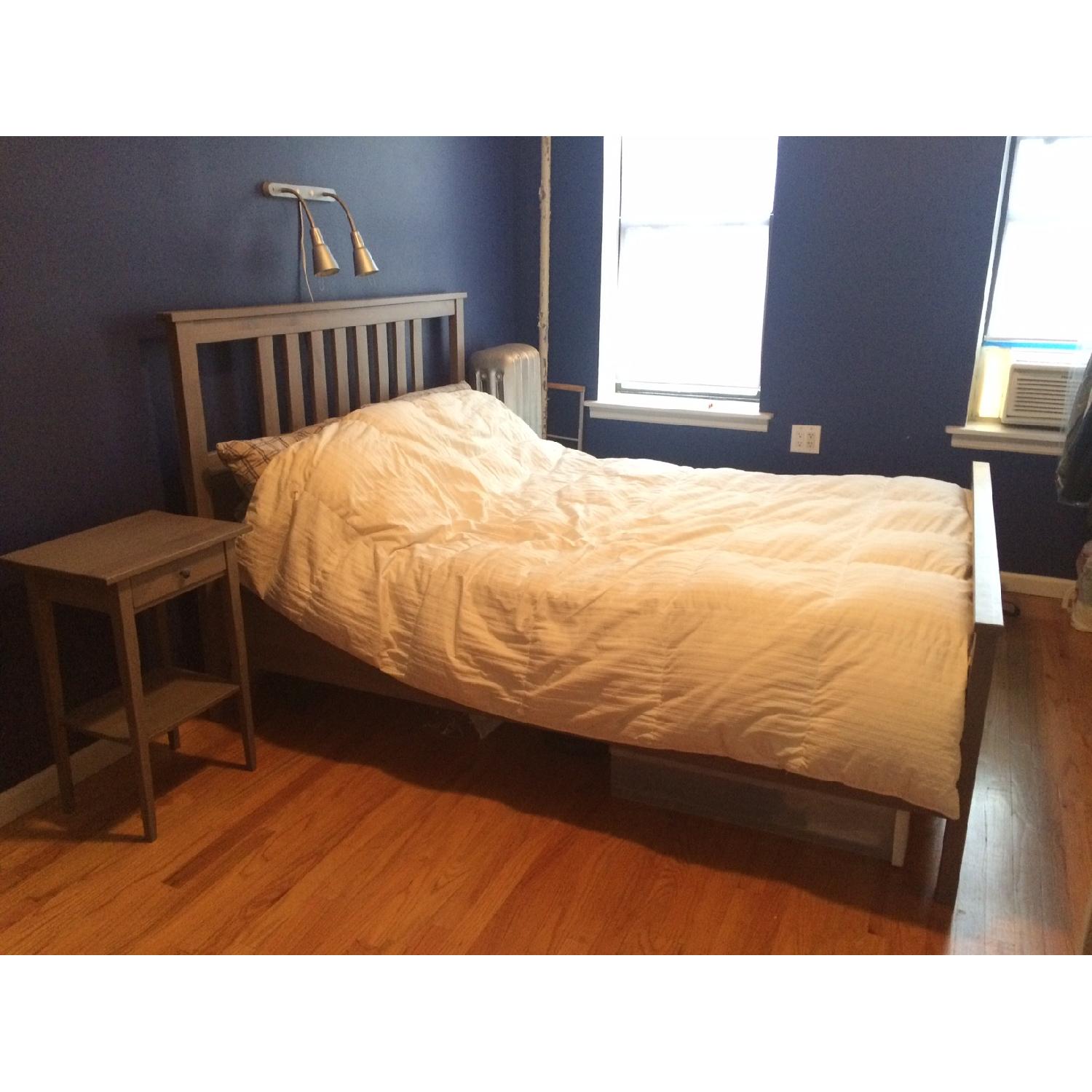 Ikea Hemnes Queen Bed Frame w/ Headboard - image-3