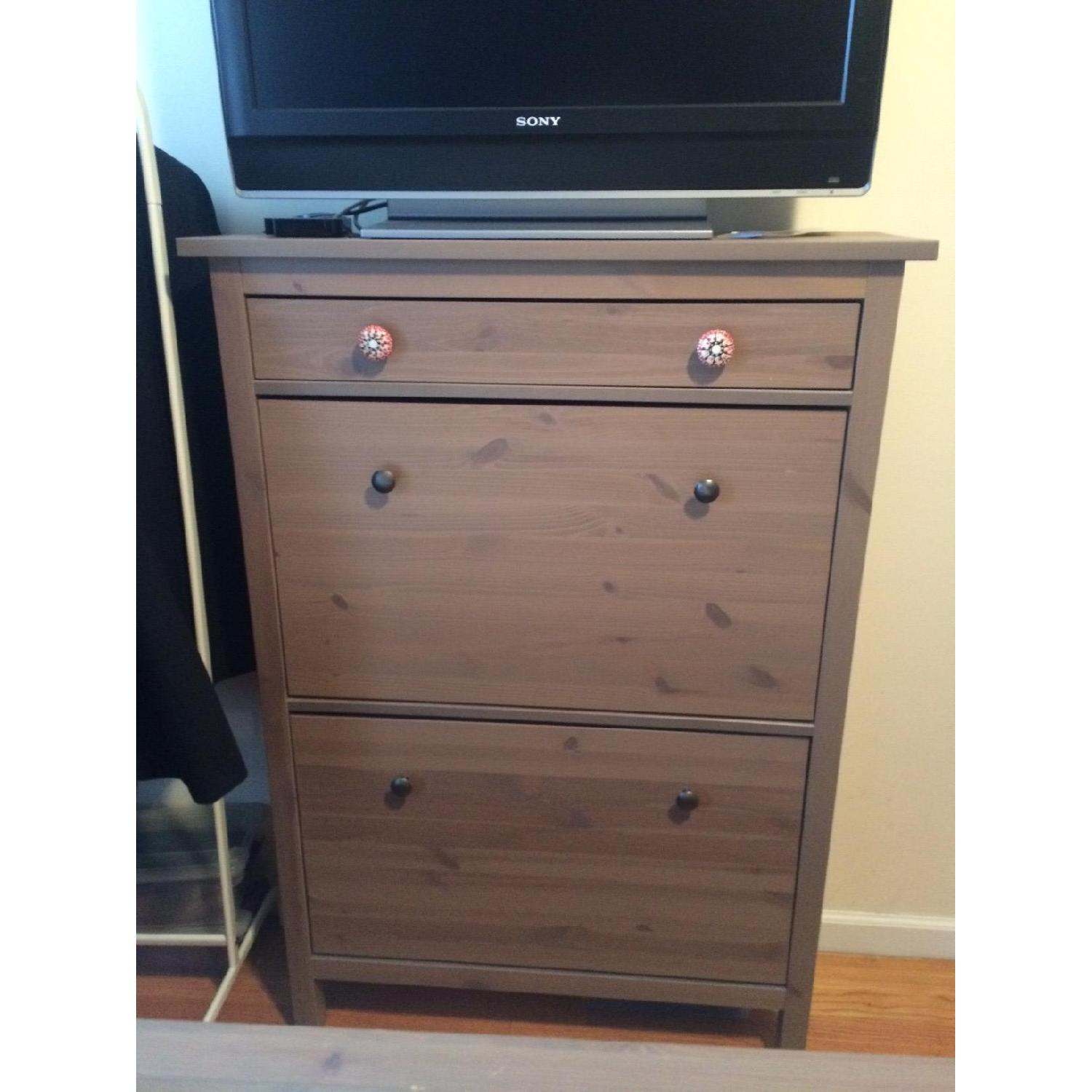 Ikea Hemnes Shoe w/ 2 Compartments AptDeco