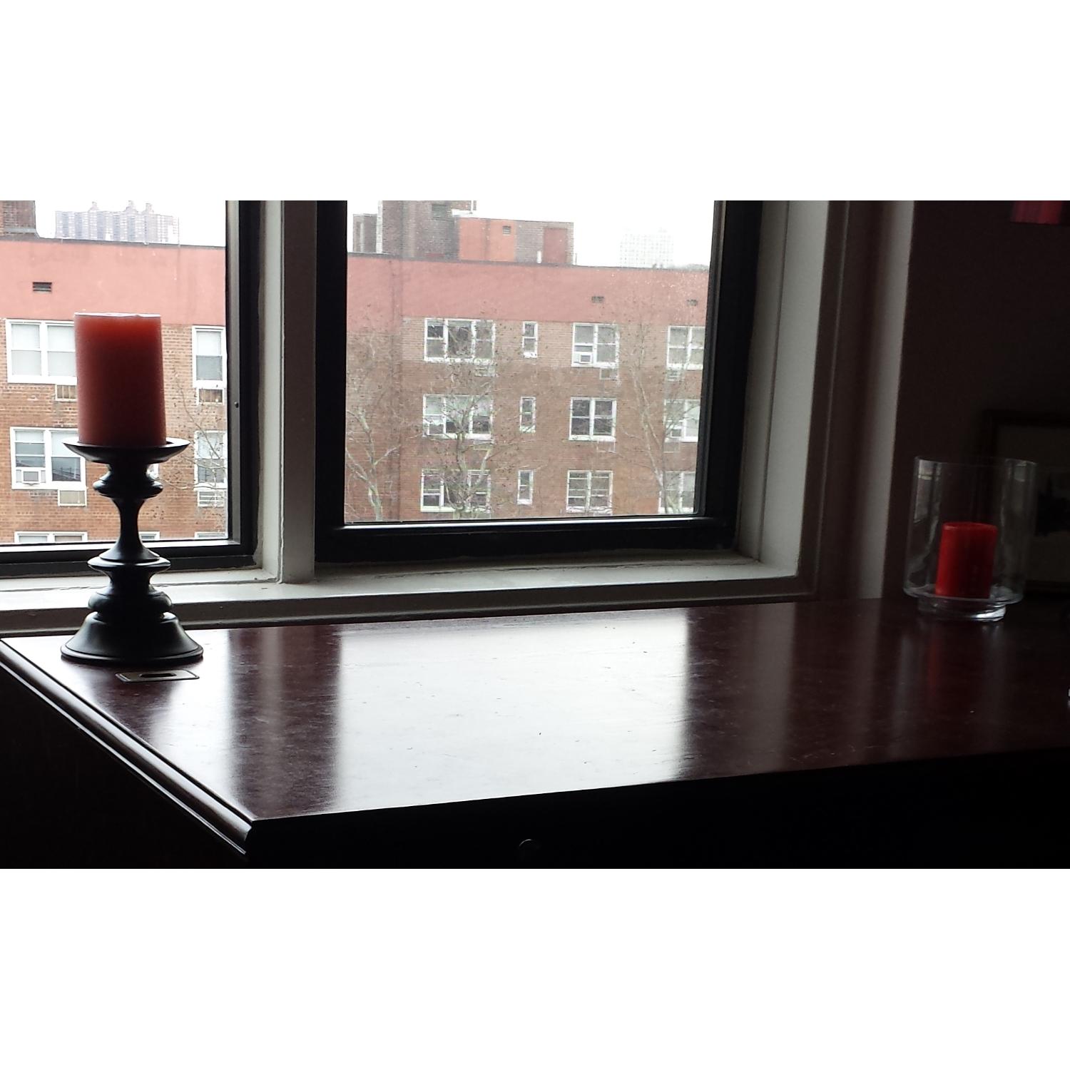 Mahogany Wood Office Desk - image-2