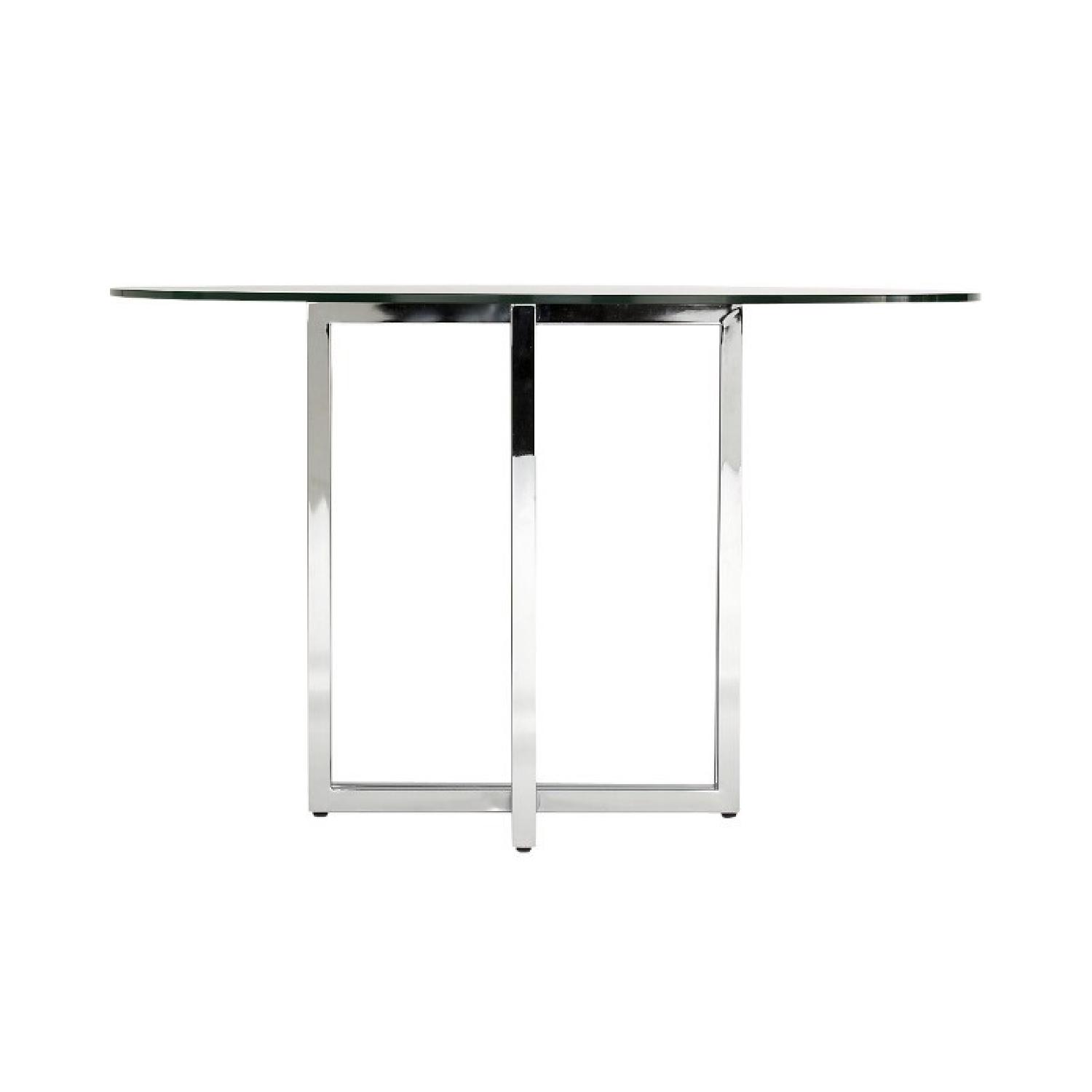 CB2  Silverado Glass Rectangular Dining Table - image-1