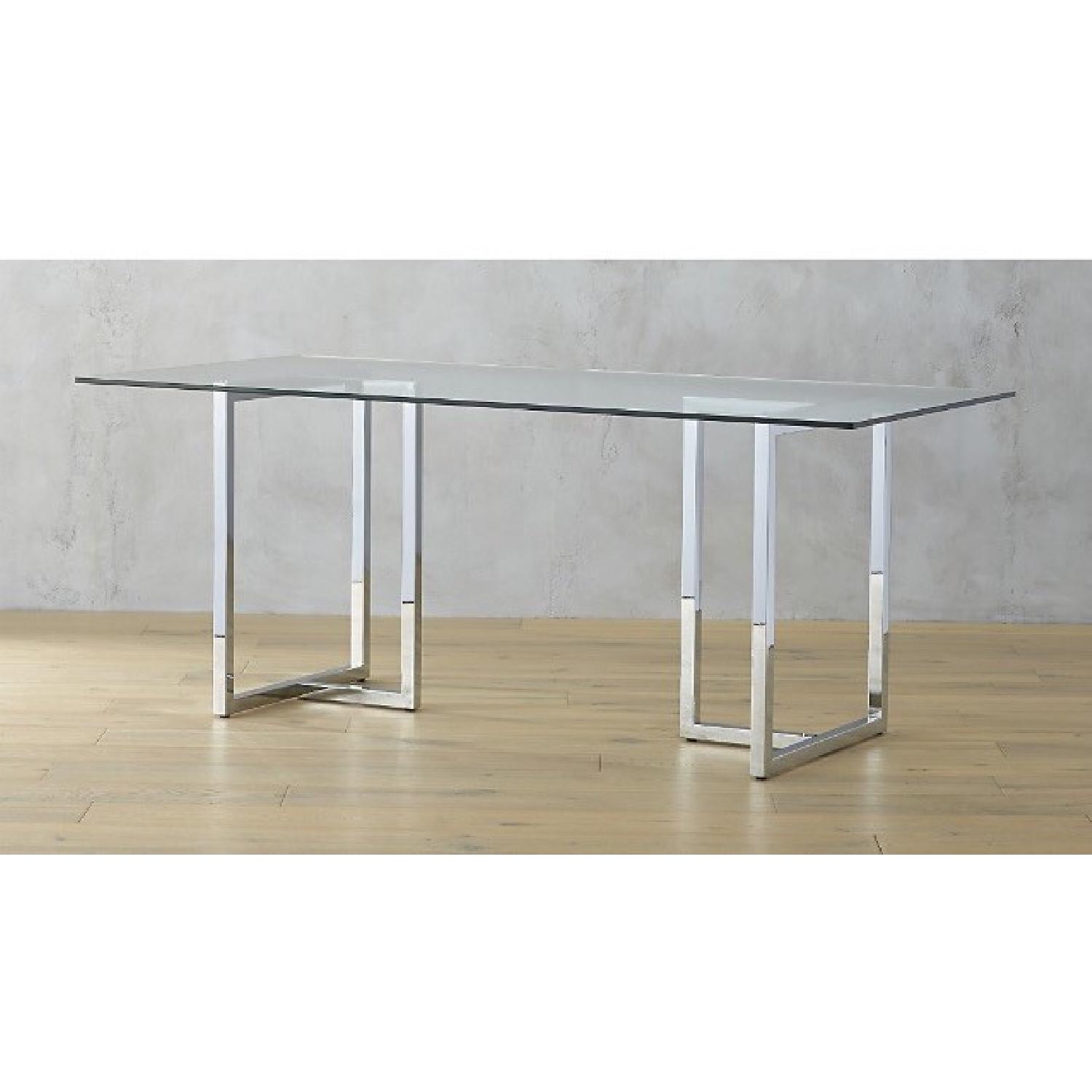 CB2  Silverado Glass Rectangular Dining Table - image-2