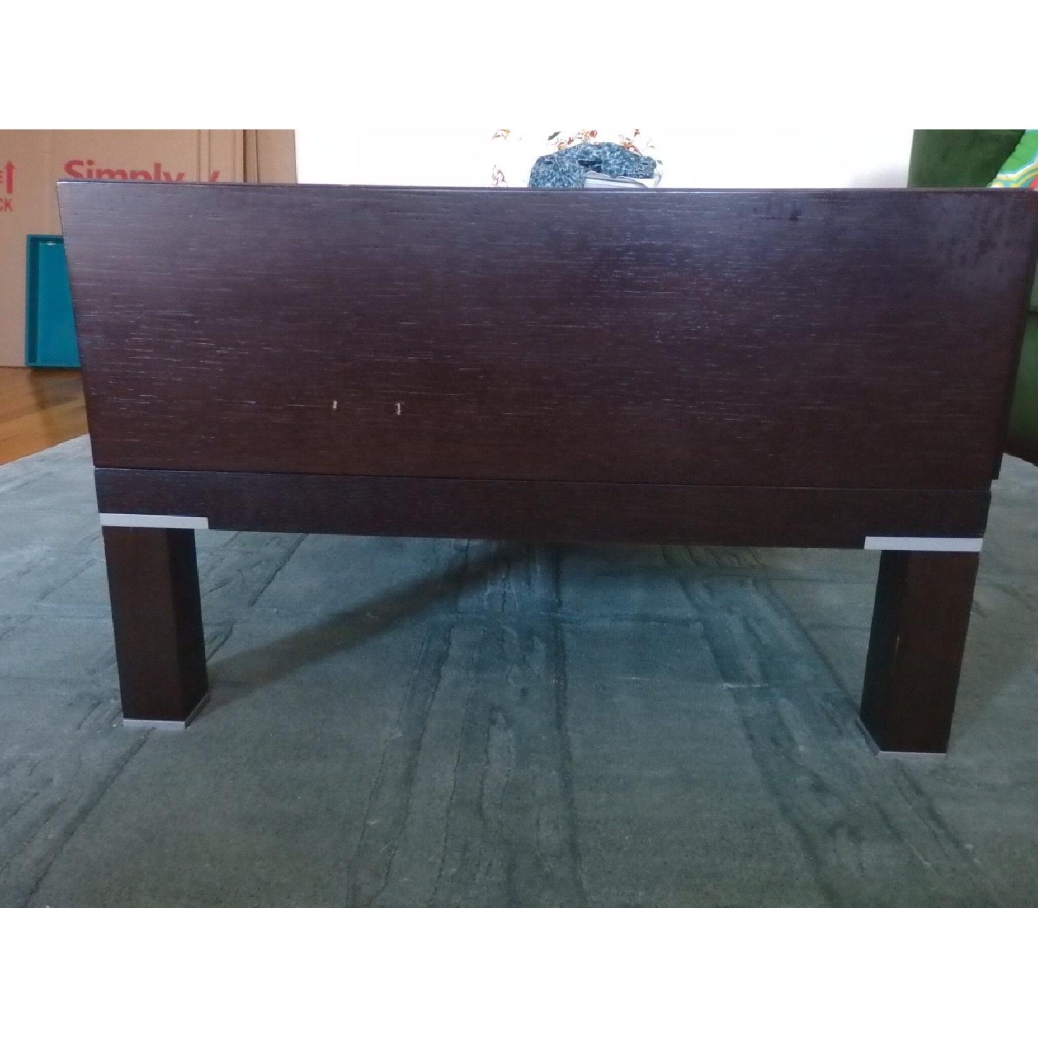 Modern Coffee Table w/ Glass Top - image-2