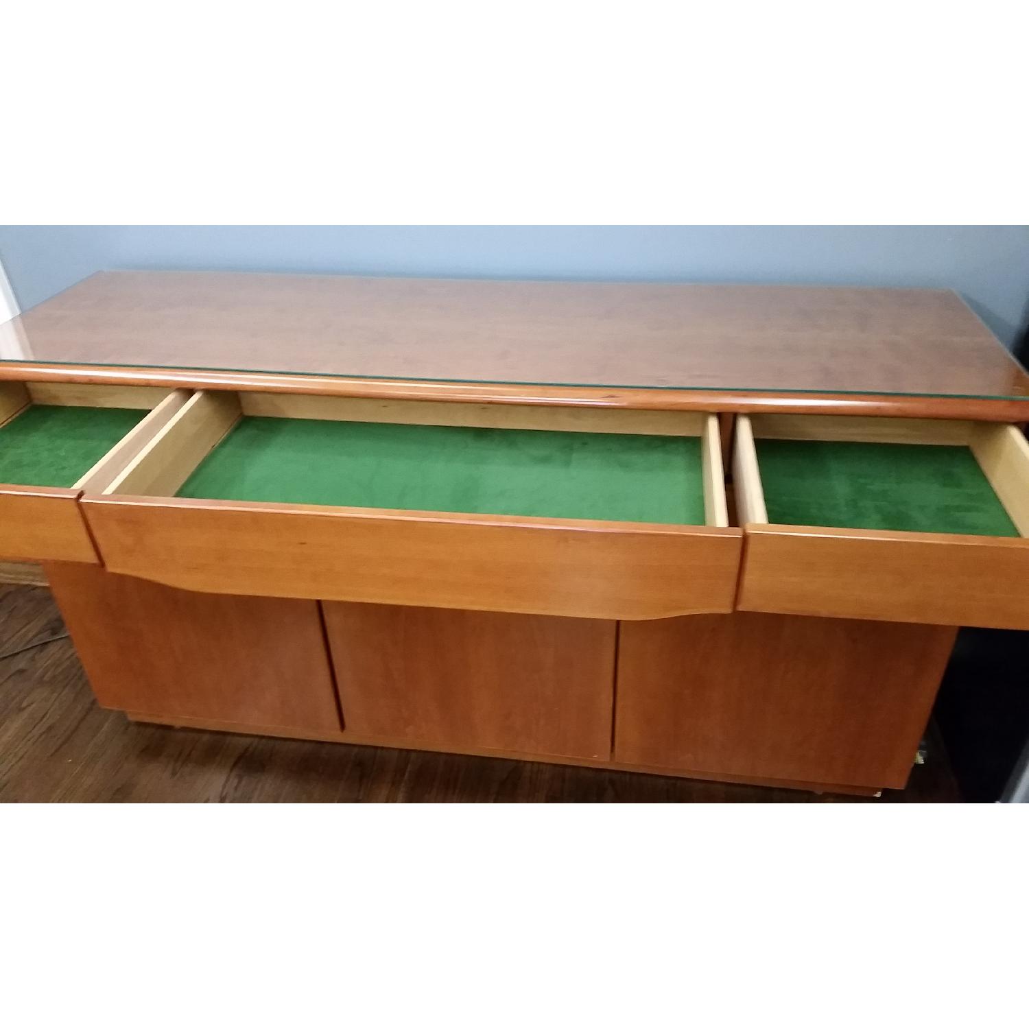 Skovby Mid Century Cherry Wood Buffet - image-4