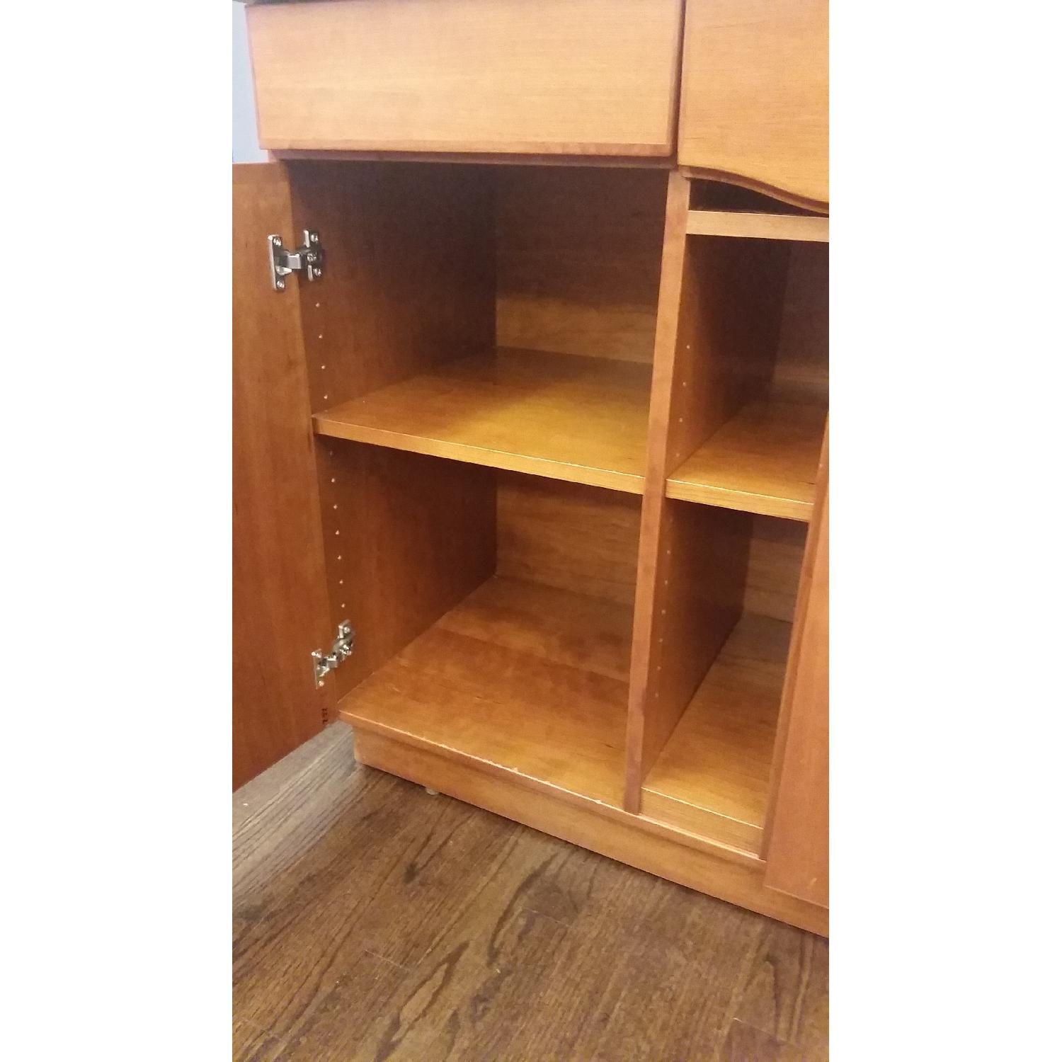 Skovby Mid Century Cherry Wood Buffet - image-5