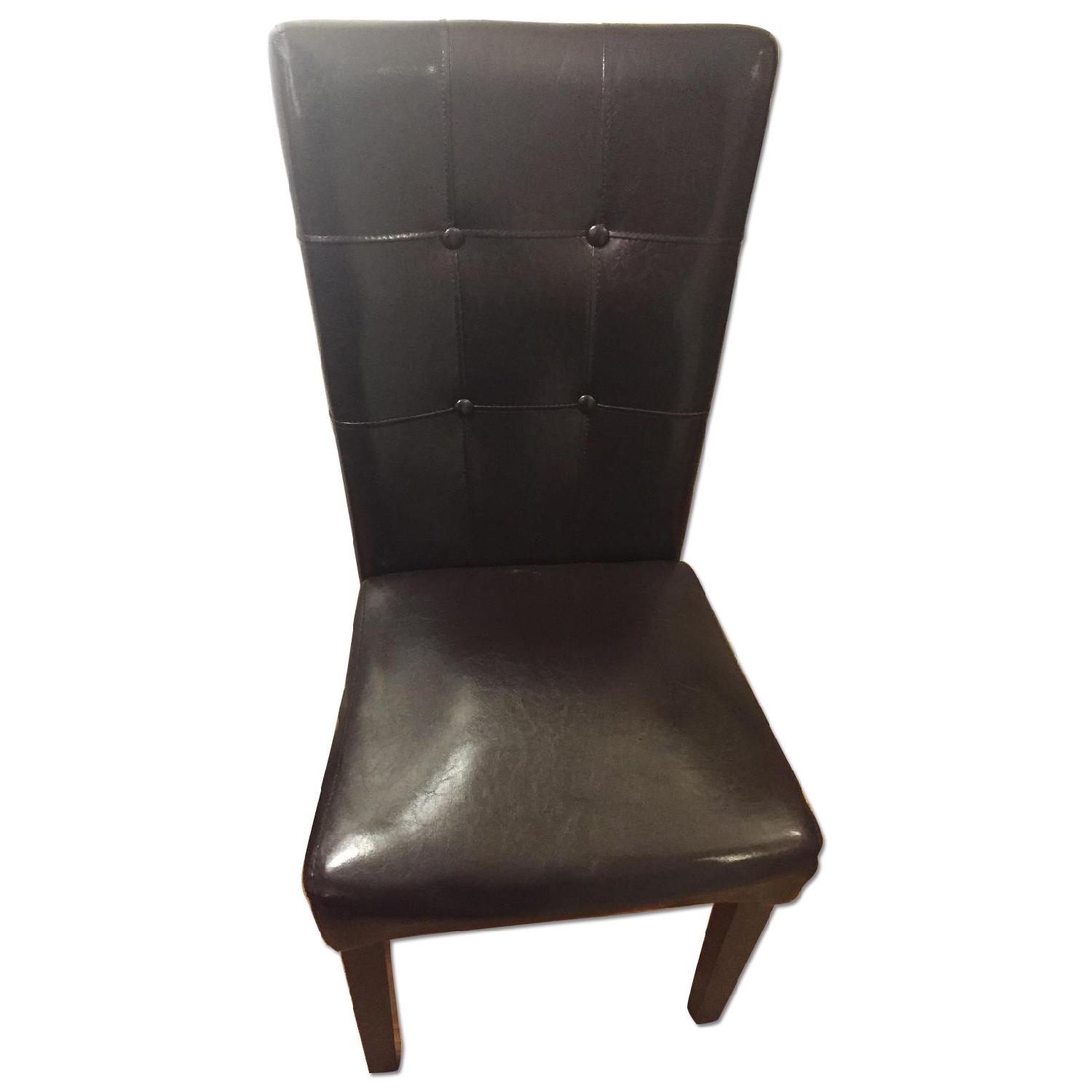 Kirkland's Leather Accent Chair AptDeco