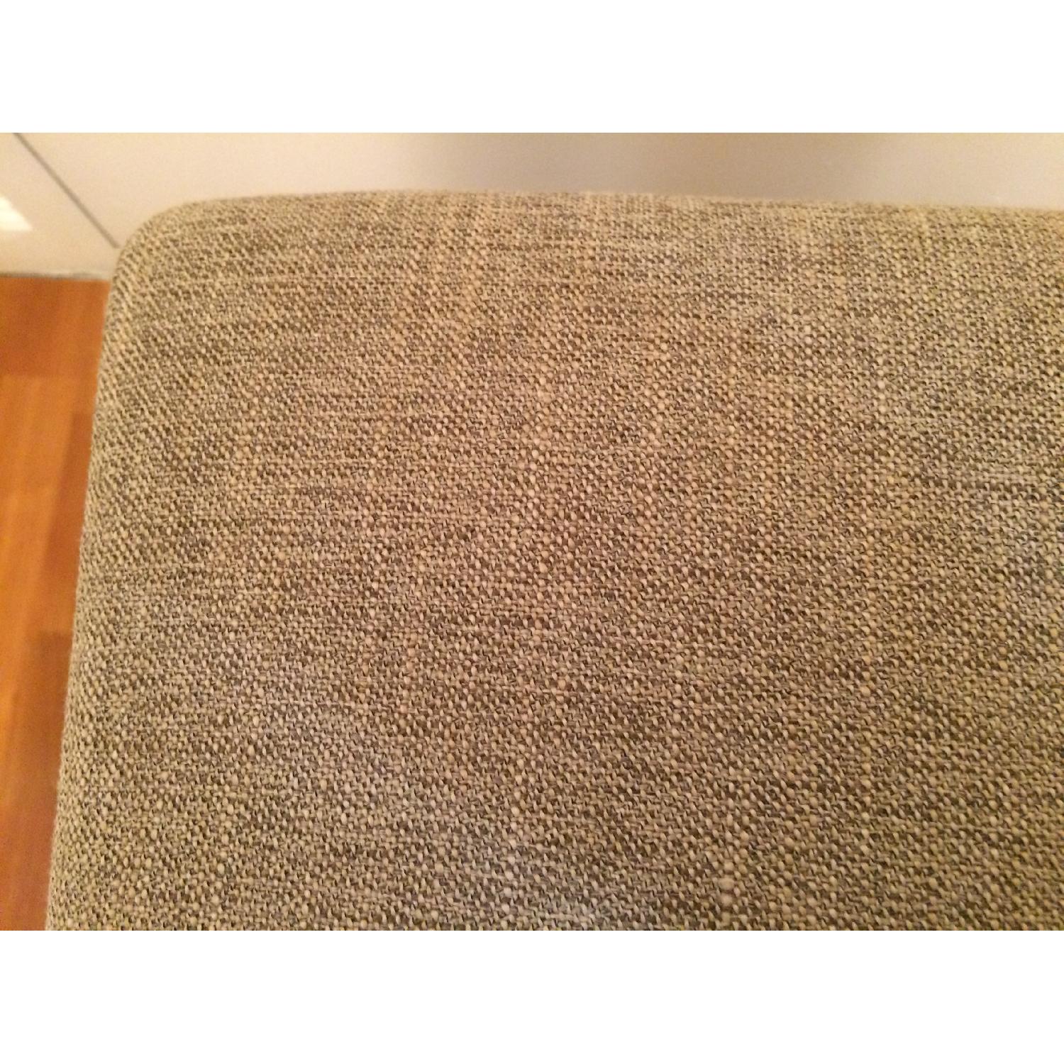 Crate & Barrel Lowe Khaki Side Chairs - Pair - image-5