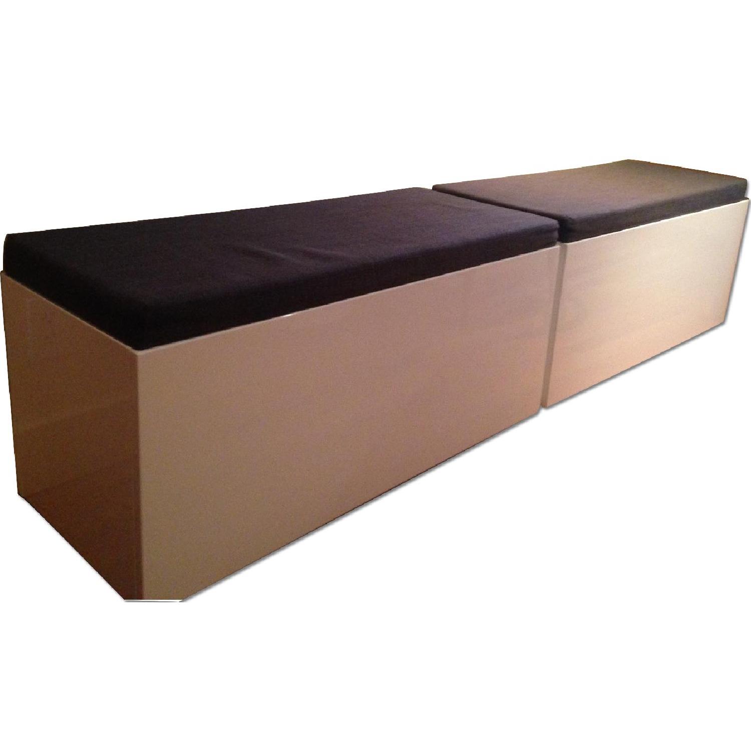 CB2 CatchAll Storage Bench 2 Available AptDeco