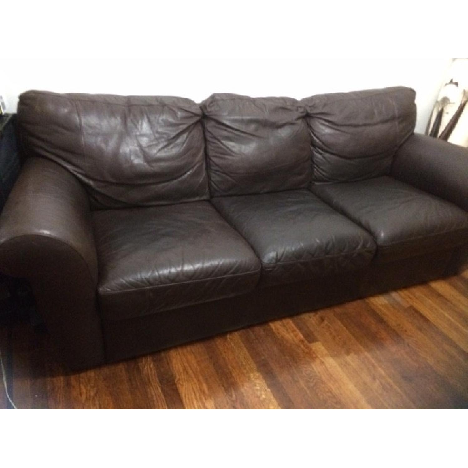 Natuzzi Italsofa Leather Sofa - image-2