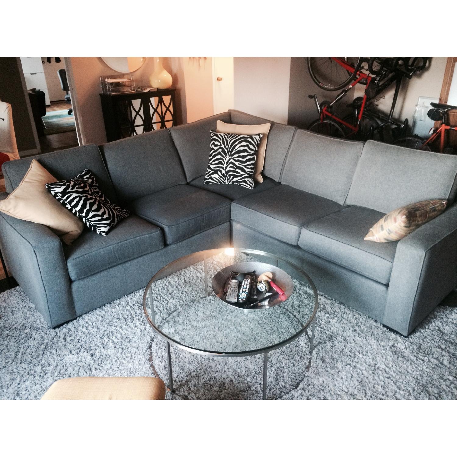 Ethan Allen L-Shaped Sectional Sofa - image-1