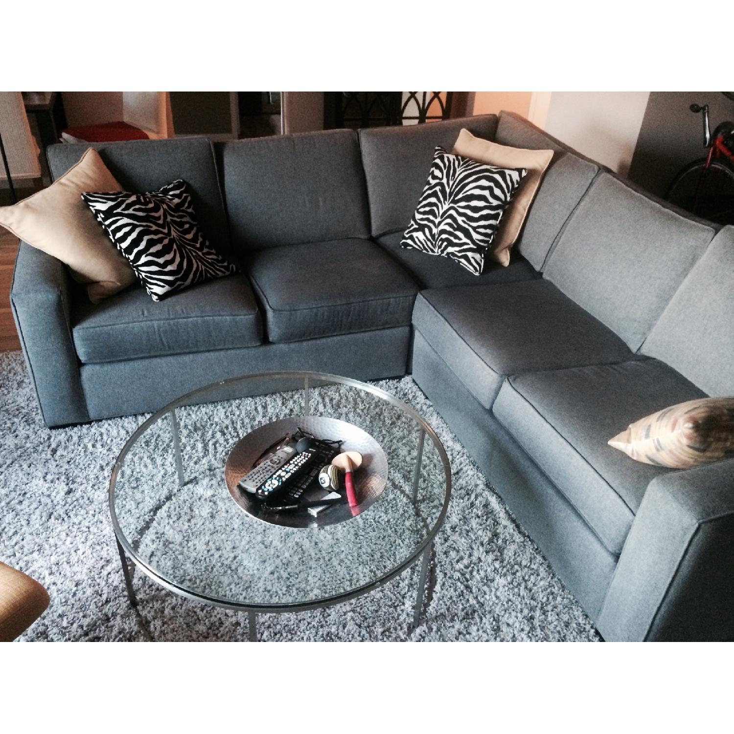 Ethan Allen L-Shaped Sectional Sofa - image-3