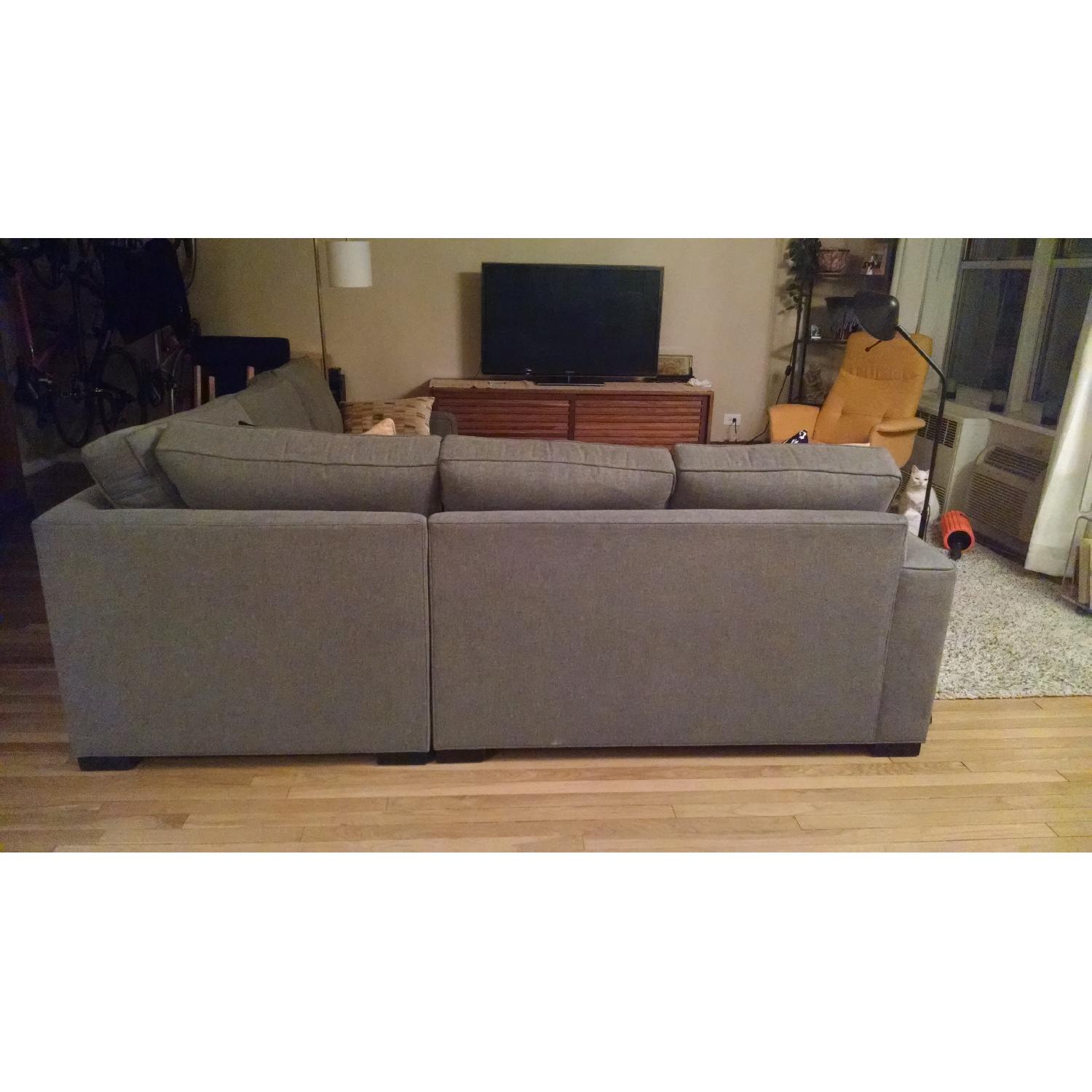 Ethan Allen L-Shaped Sectional Sofa - image-4