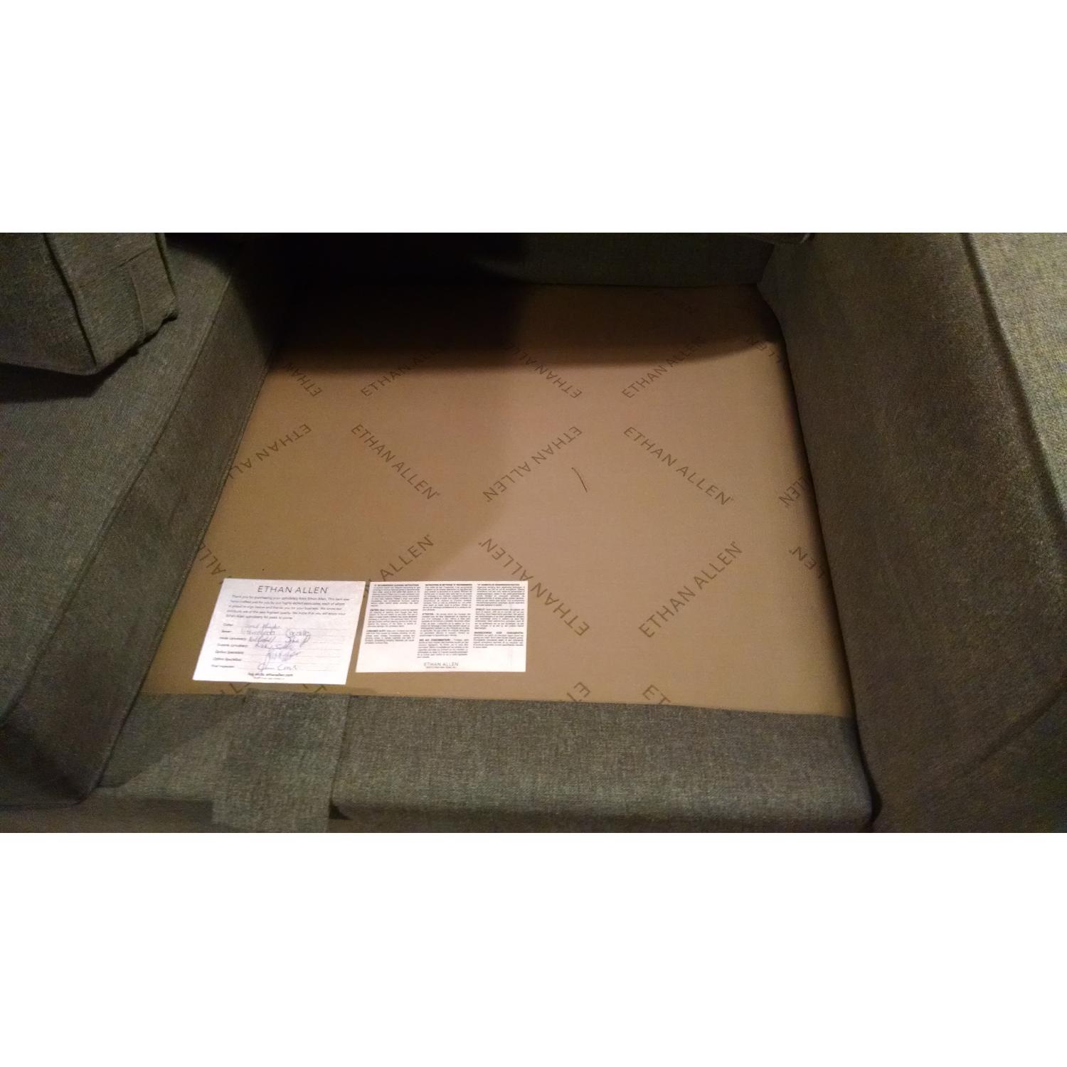 Ethan Allen L-Shaped Sectional Sofa - image-5