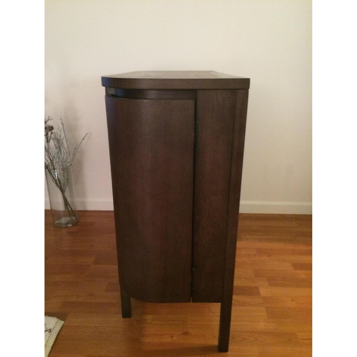 West Elm Curved Front Bar in Smoke - image-2