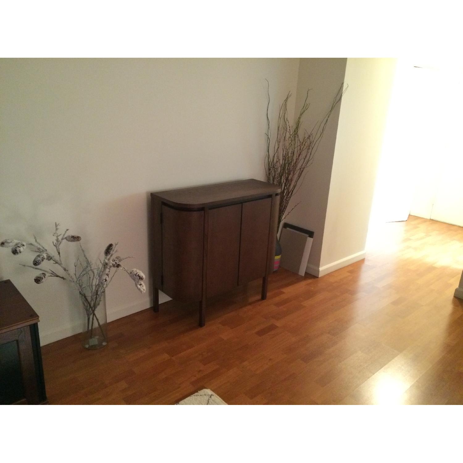 West Elm Curved Front Bar in Smoke - image-4