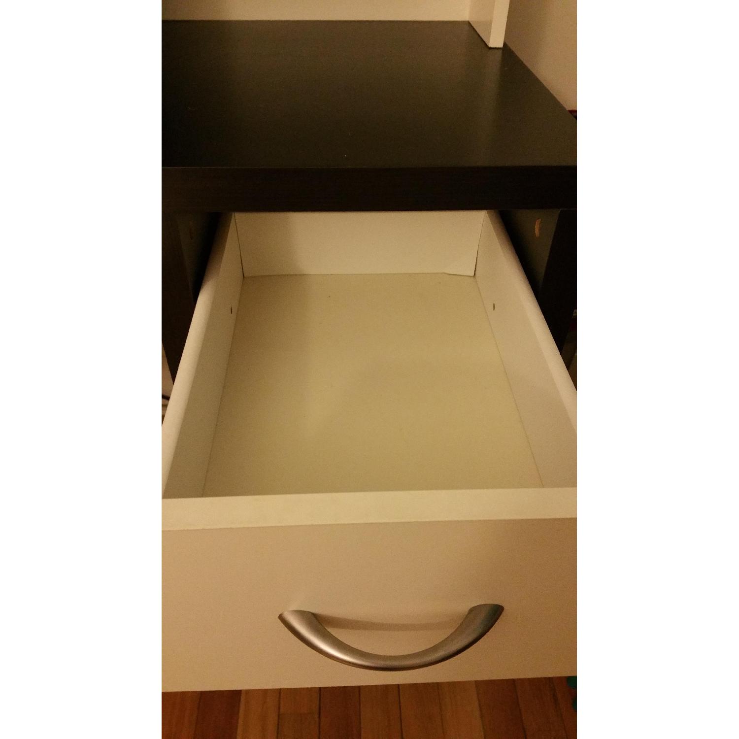 Ikea Mikael Computer Workstation in Black & White - image-6