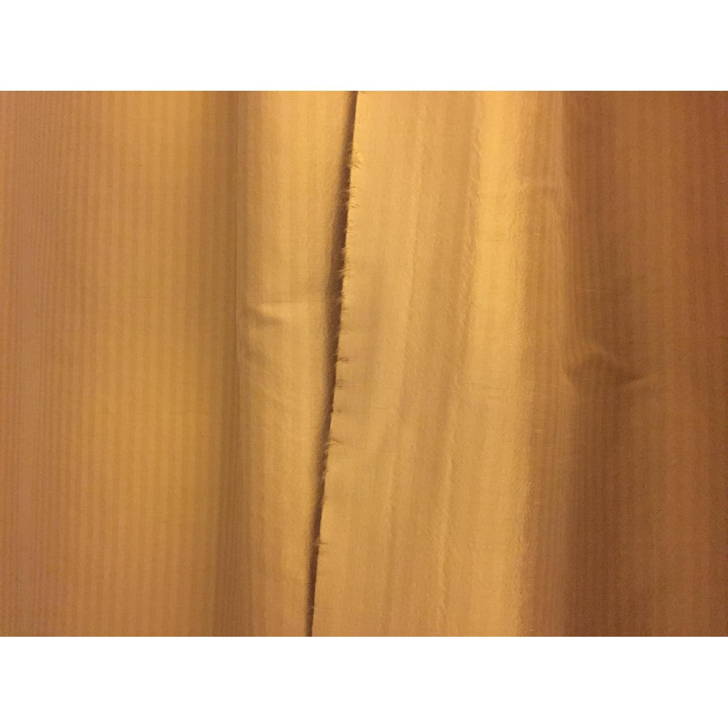 Restoration Hardware Thai Silk Tonal Stripe Drapery - Pair - image-4