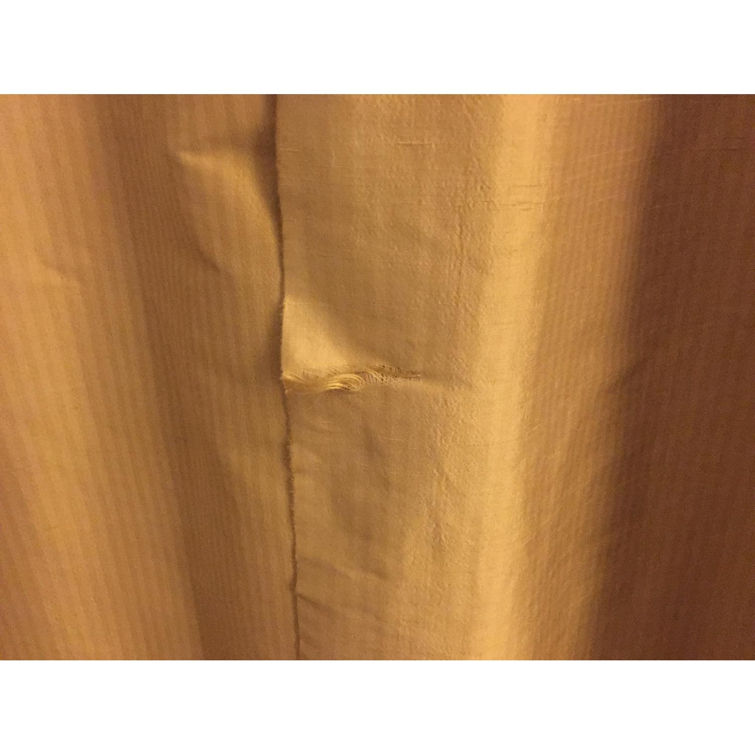 Restoration Hardware Thai Silk Tonal Stripe Drapery - Pair - image-5