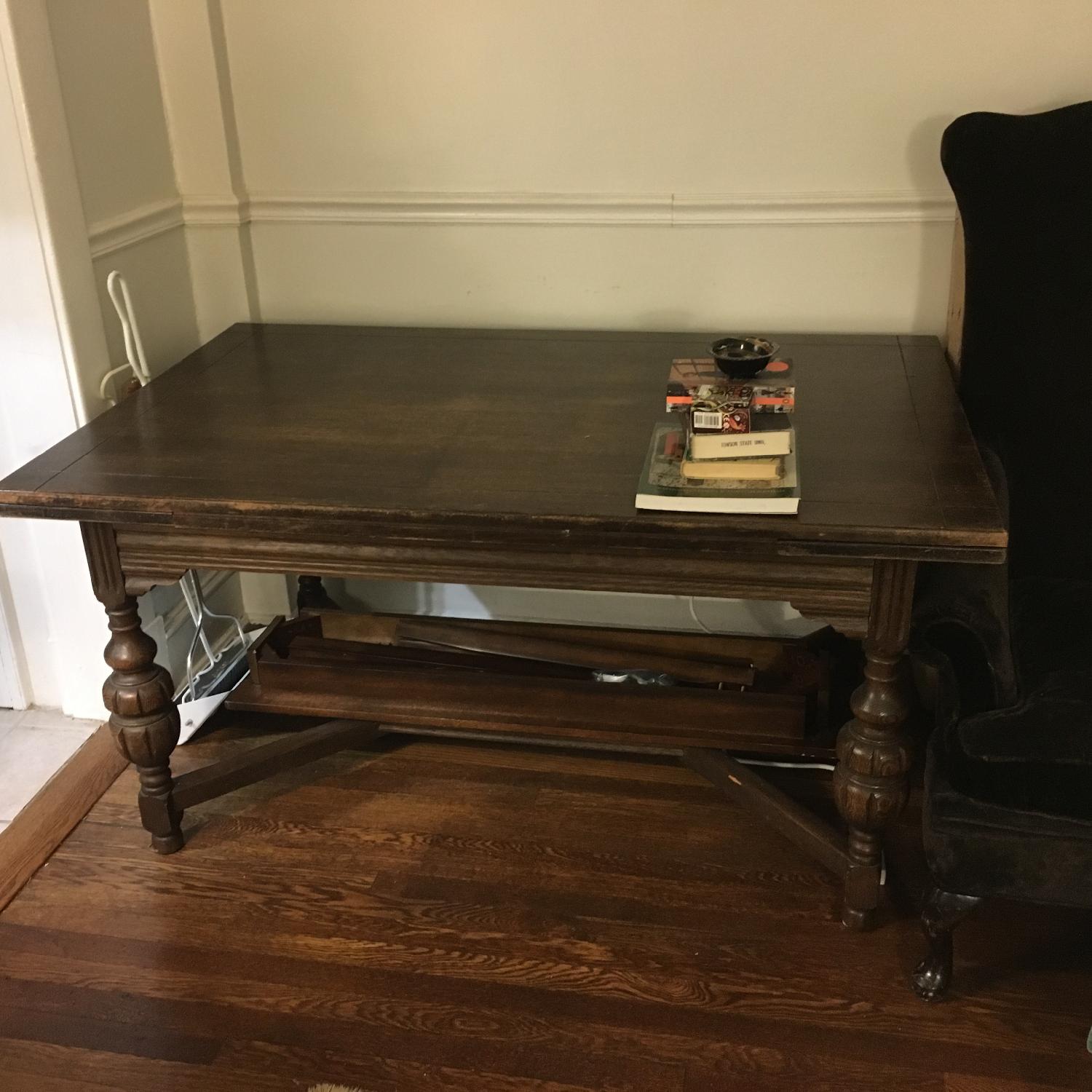 Antique Jacobean Extendable Dining Table - image-3