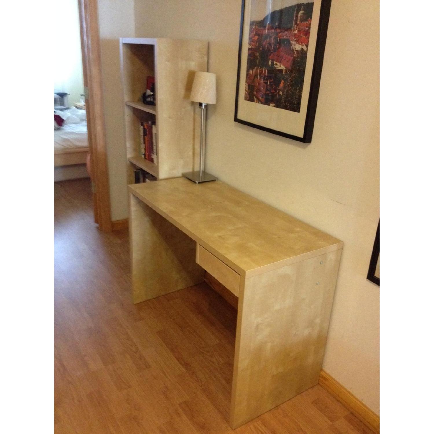 Simple Desk with Matching Bookcase - image-2