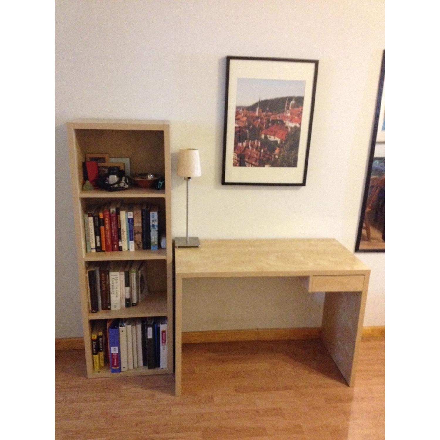 Simple Desk with Matching Bookcase - image-3