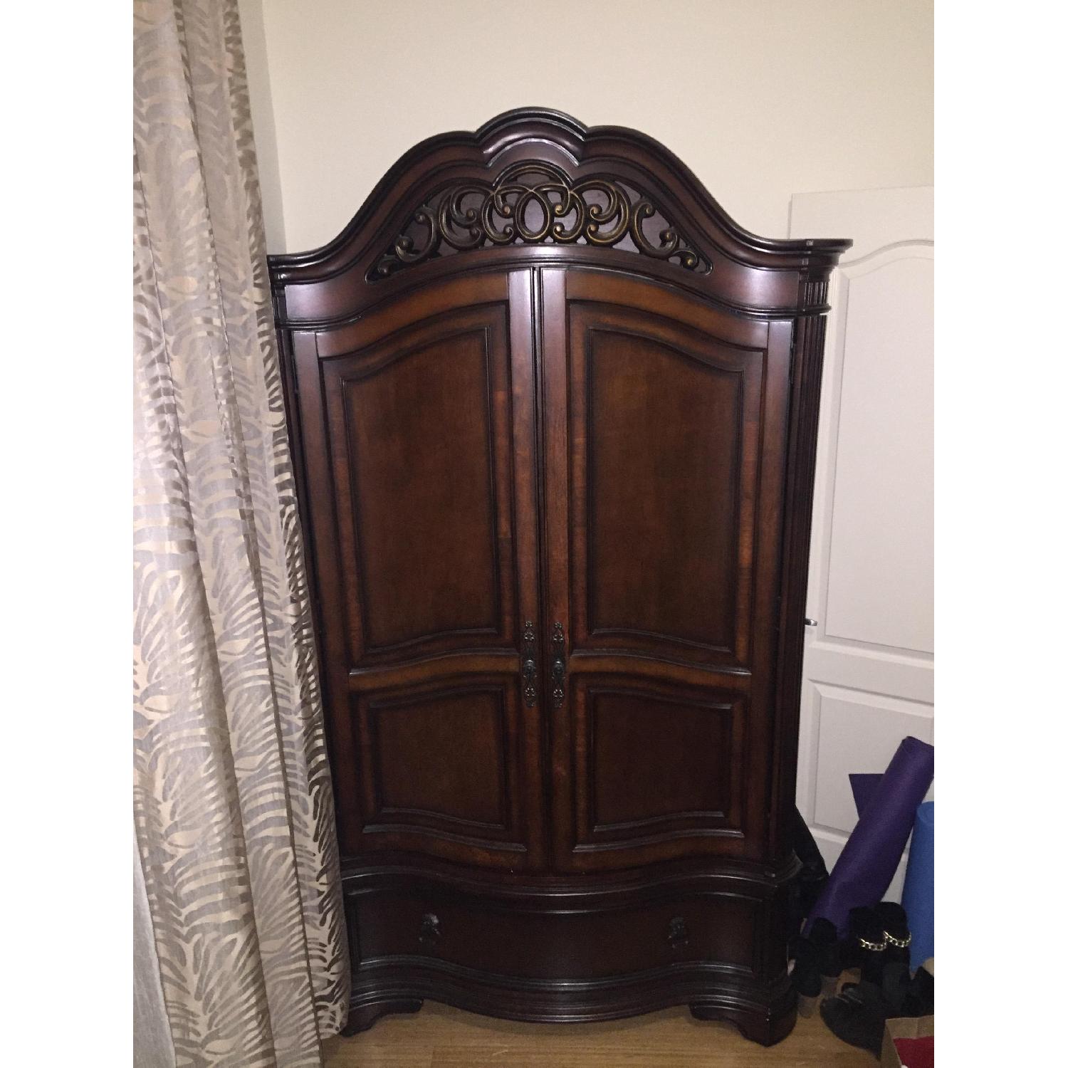 Ashley's Solid Mahogany Armoire - image-1