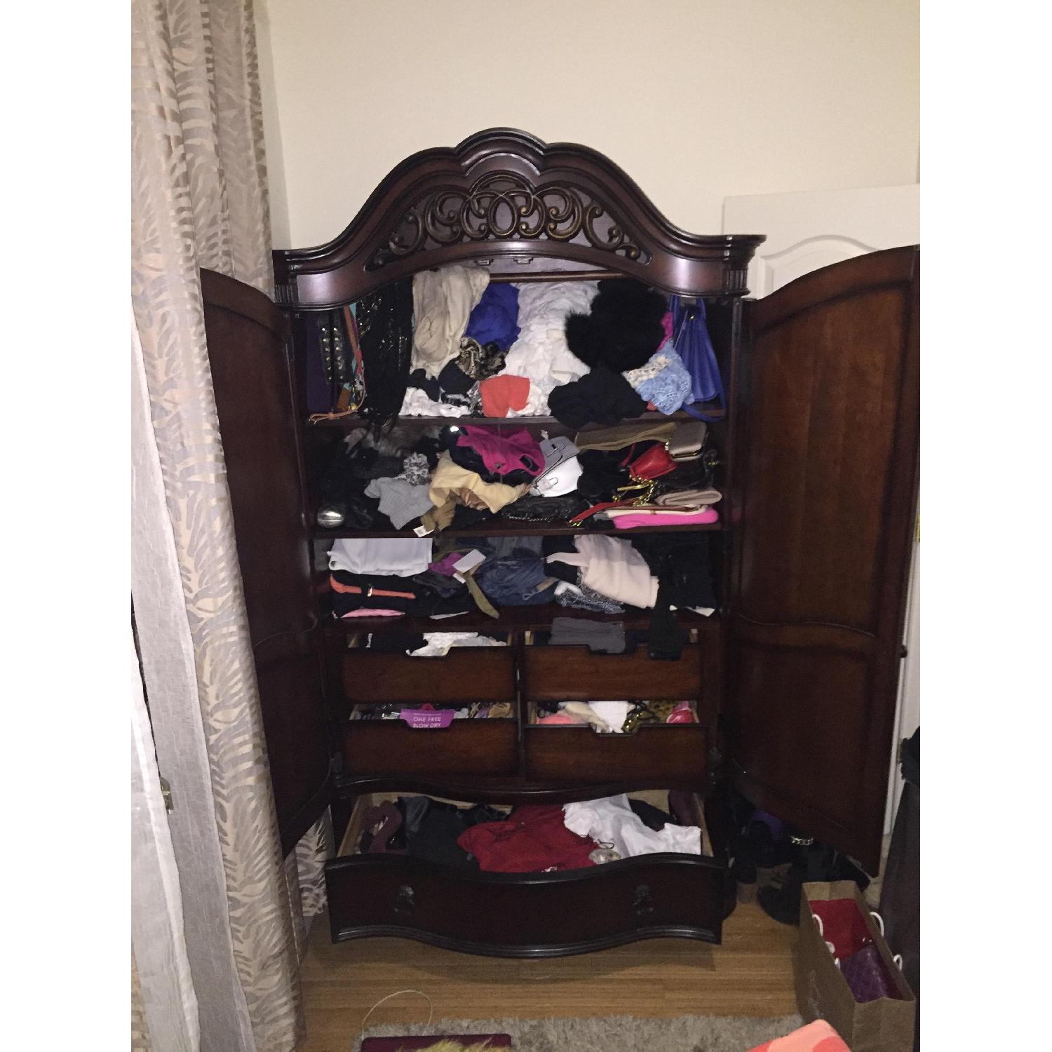 Ashley's Solid Mahogany Armoire - image-3