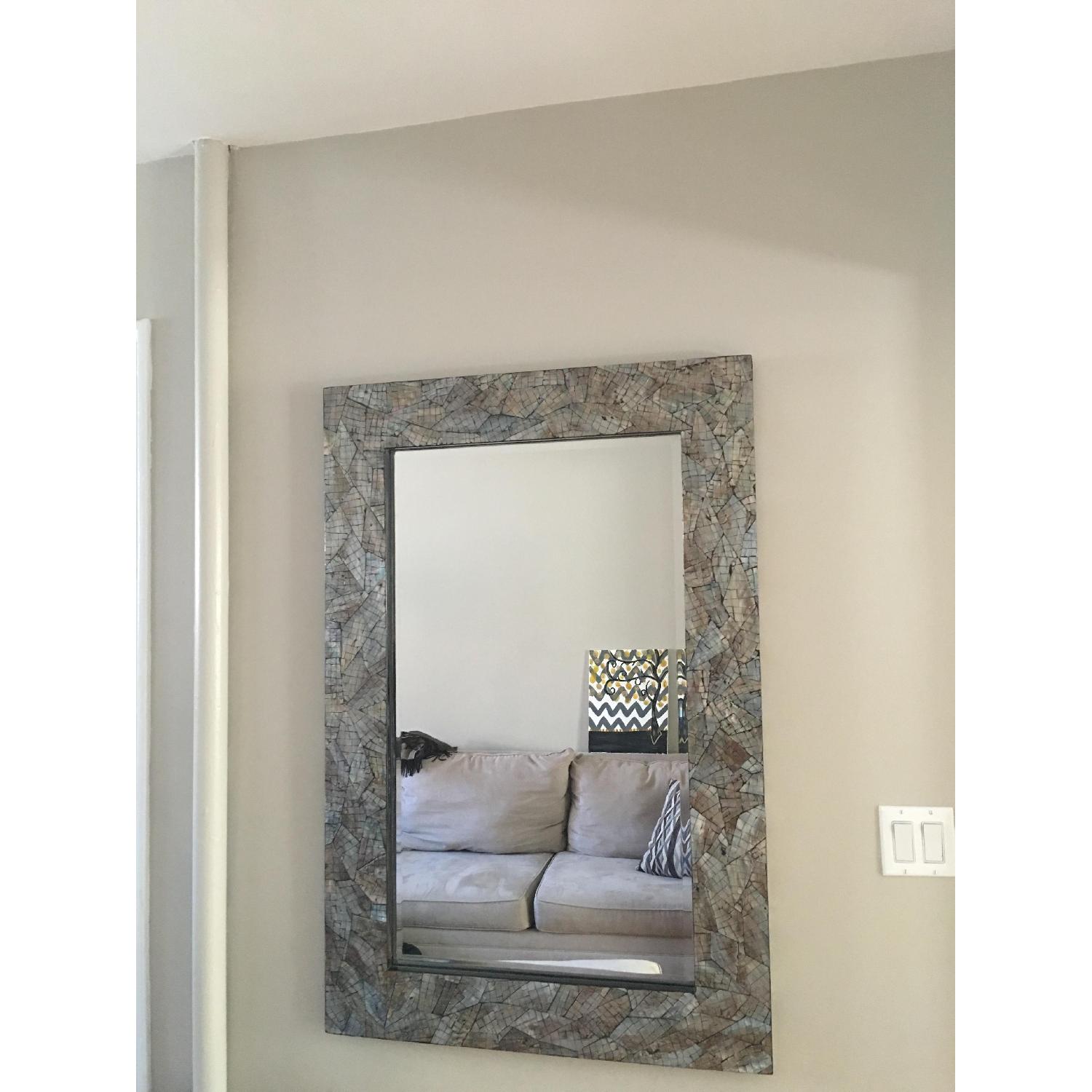 Pier 1 Mother of Pearl Mirror - image-1
