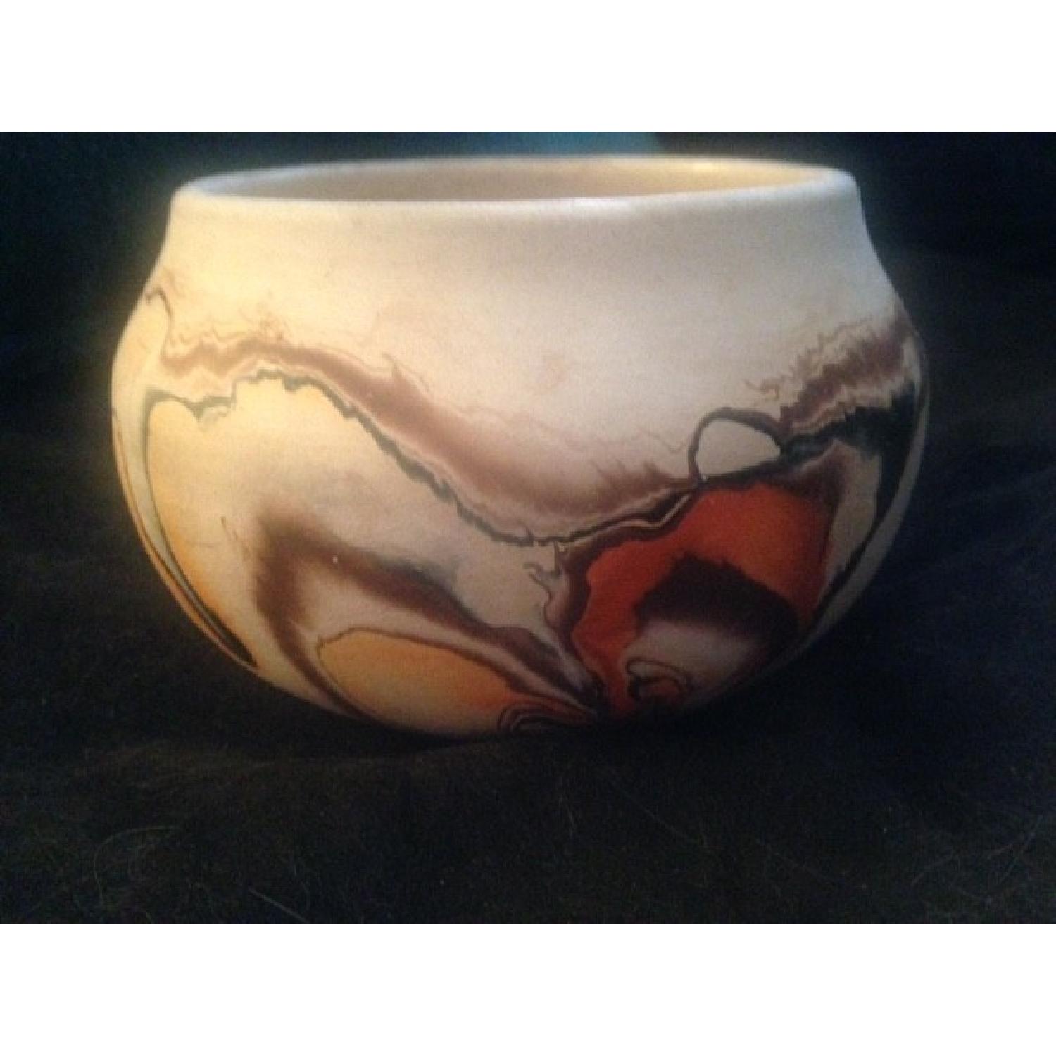 Vintage Nemadji Art Pottery Bowl - image-1