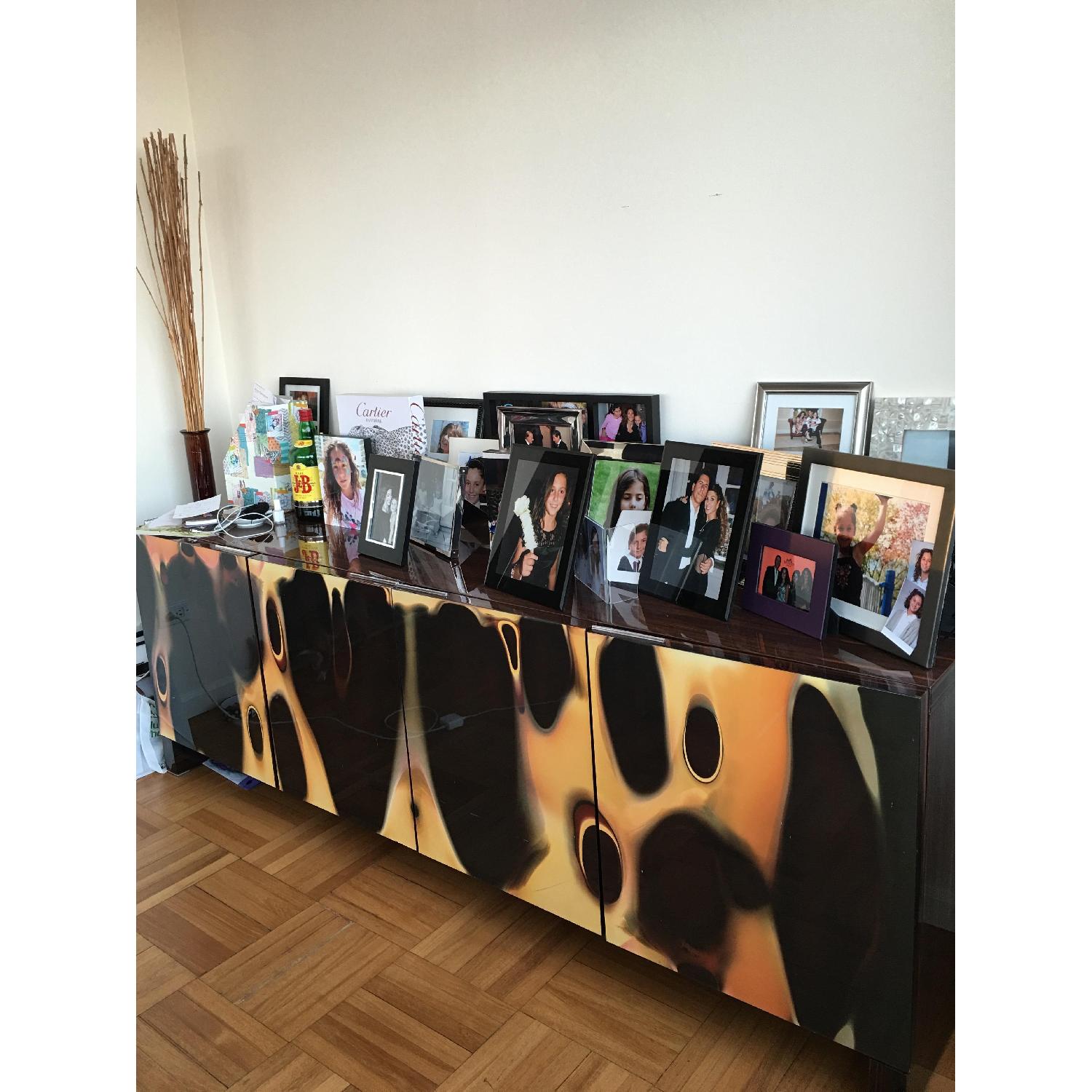 Maurice Villency Zebra Wood Laminate Credenza - image-2