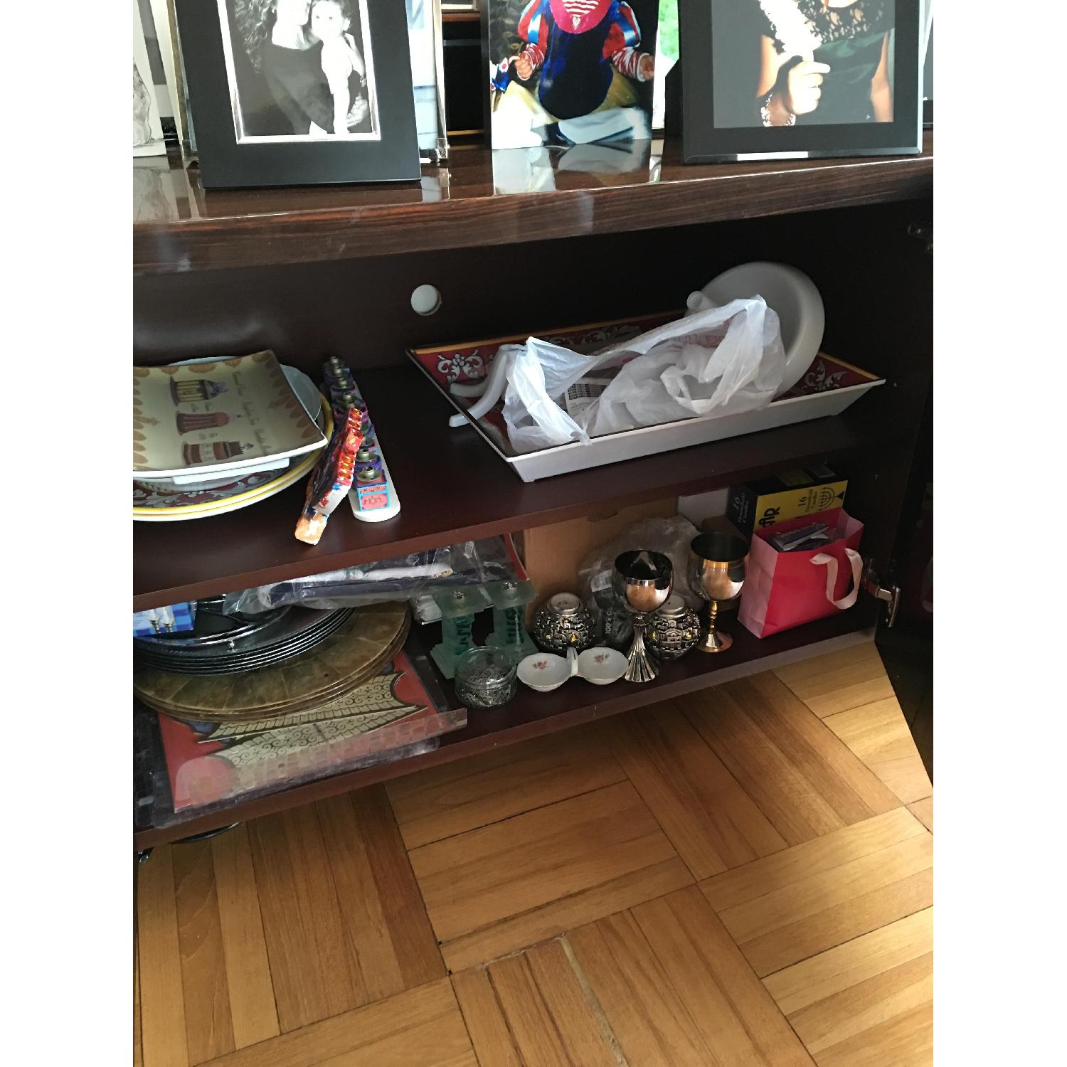 Maurice Villency Zebra Wood Laminate Credenza - image-7