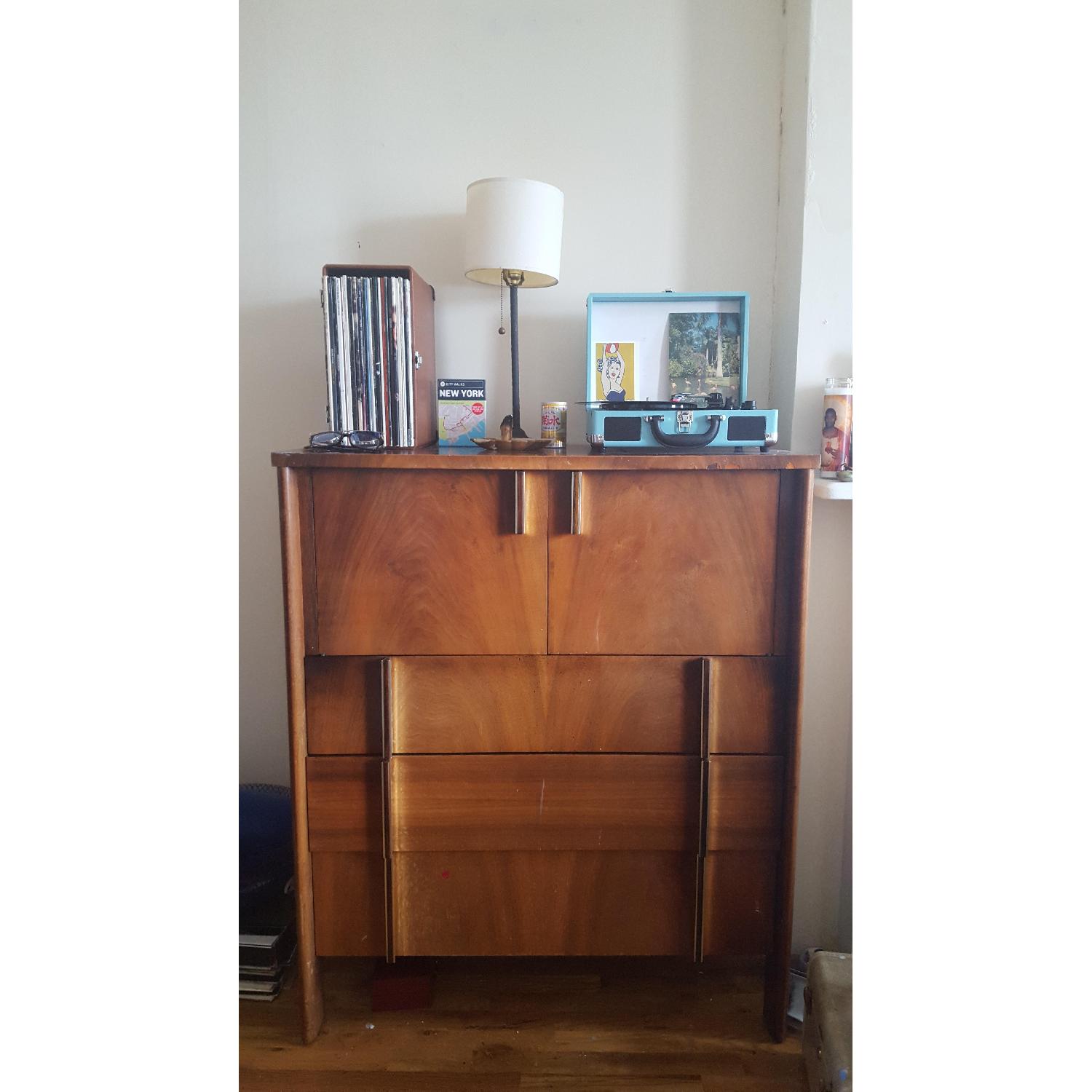 John Widdicomb Walnut High Chest by Dale Ford - image-1