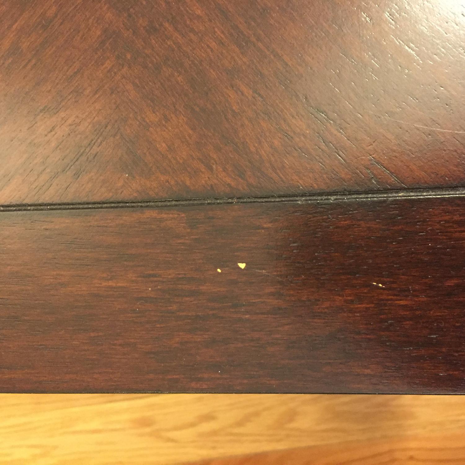 Crate & Barrel Espresso End Tables AptDeco