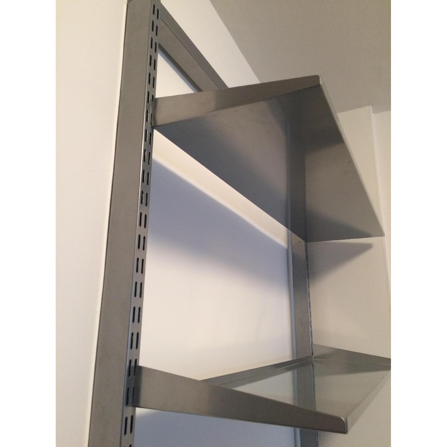 Container Store Elfa Freestanding Unit Pair AptDeco