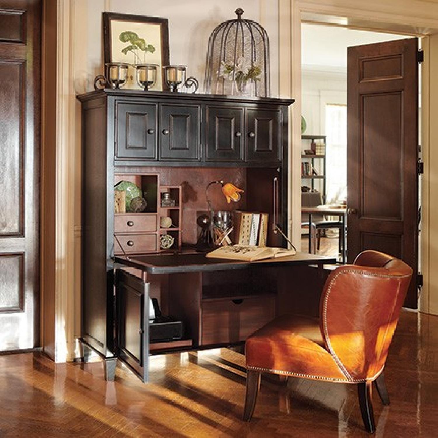 Arhaus Alderson Style Computer Desk and Cabinet - image-4