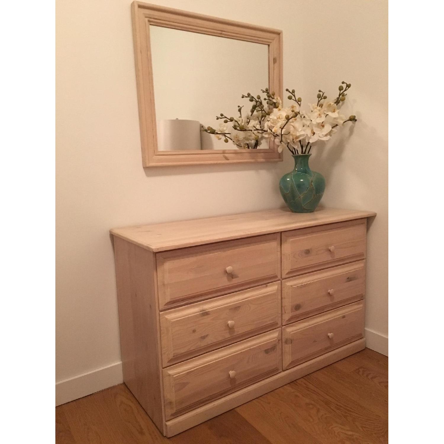 Gothic Cabinet Craft Dresser w/ Mirror + Nightstand - image-2