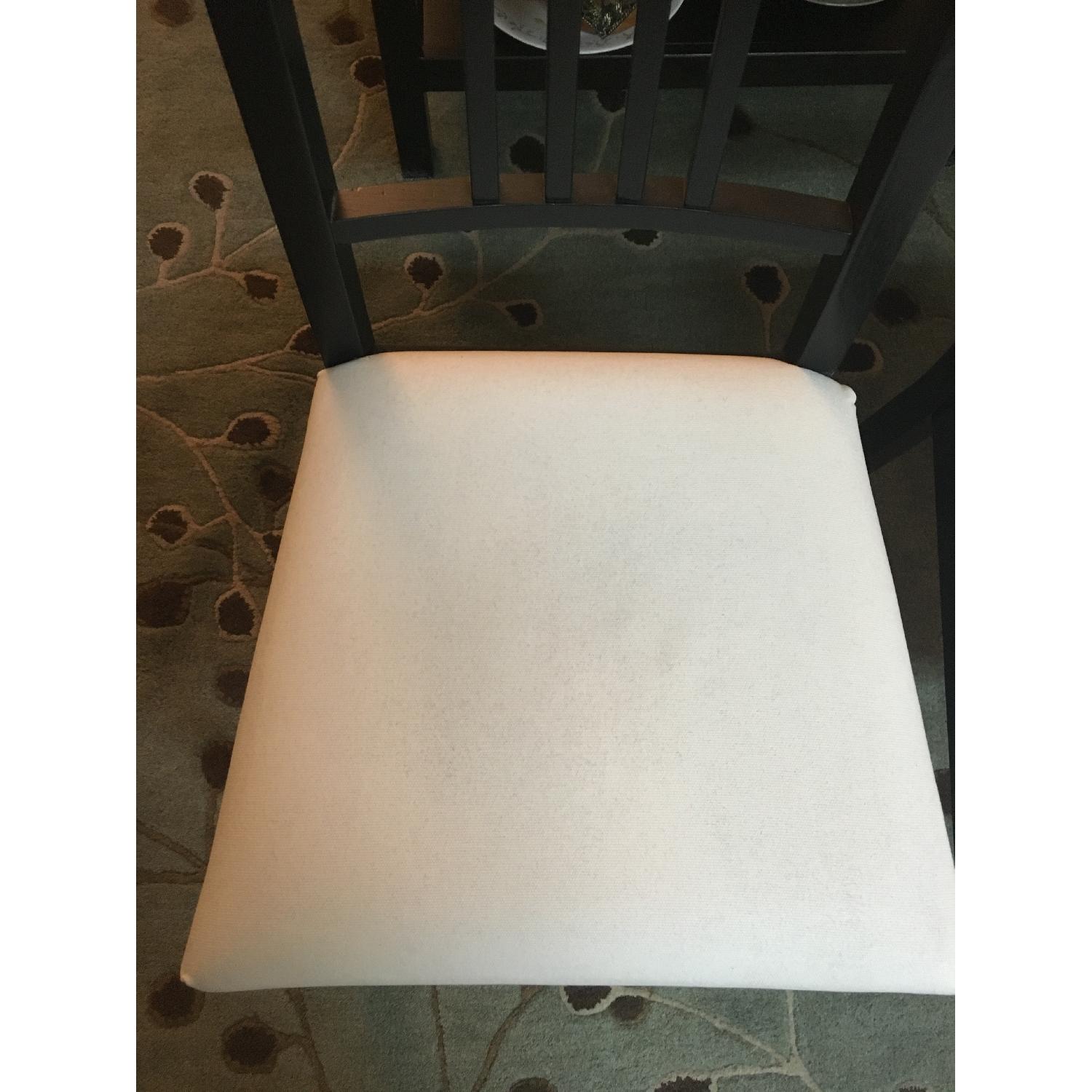 Ikea Black Chairs w/ Removable Covers - Pair - image-4