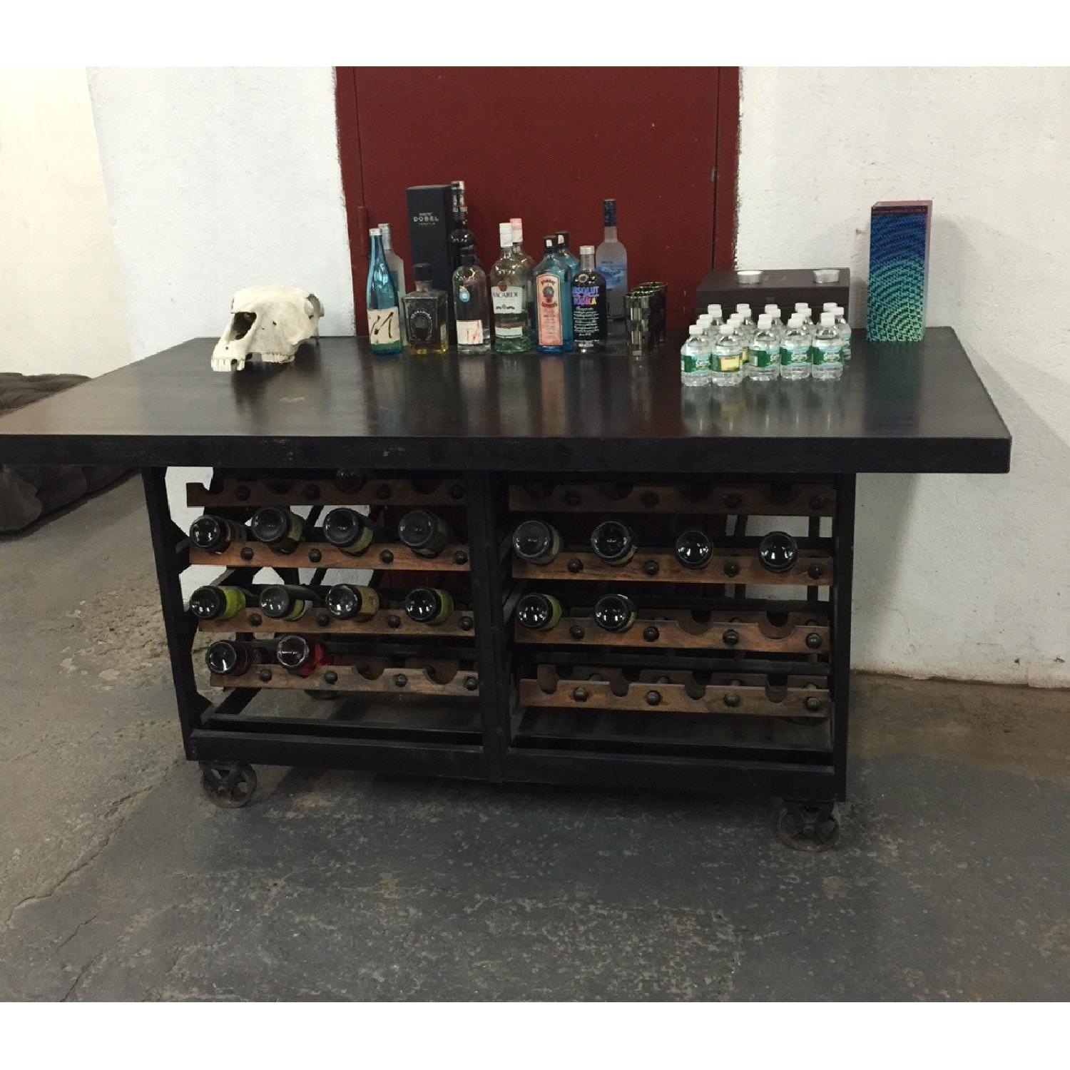 Large Industrial Bar Cart - image-2